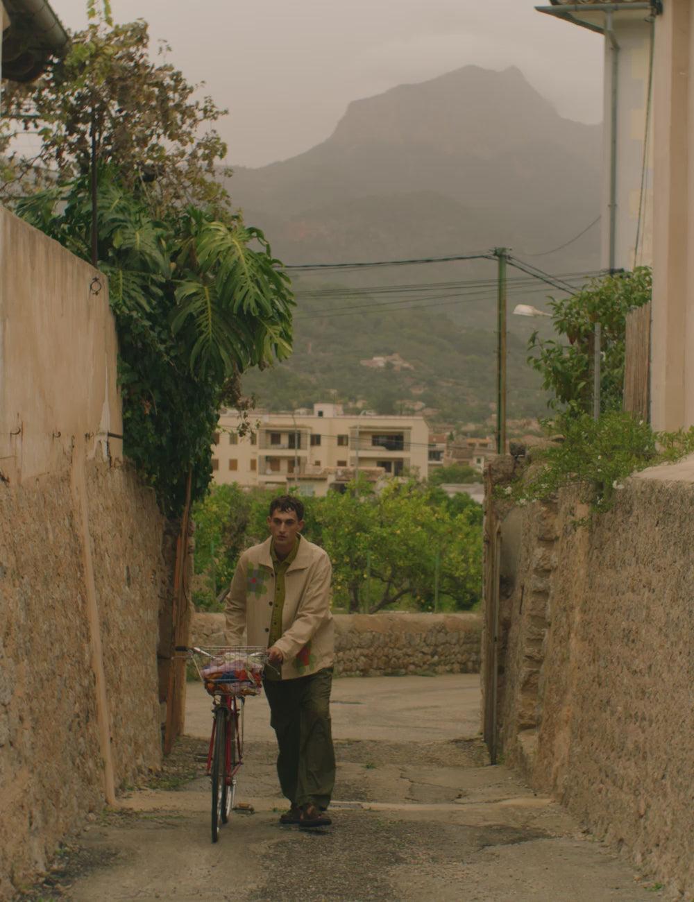 Patchwork Pinwheel Cotton Jacket | Multi Product Image