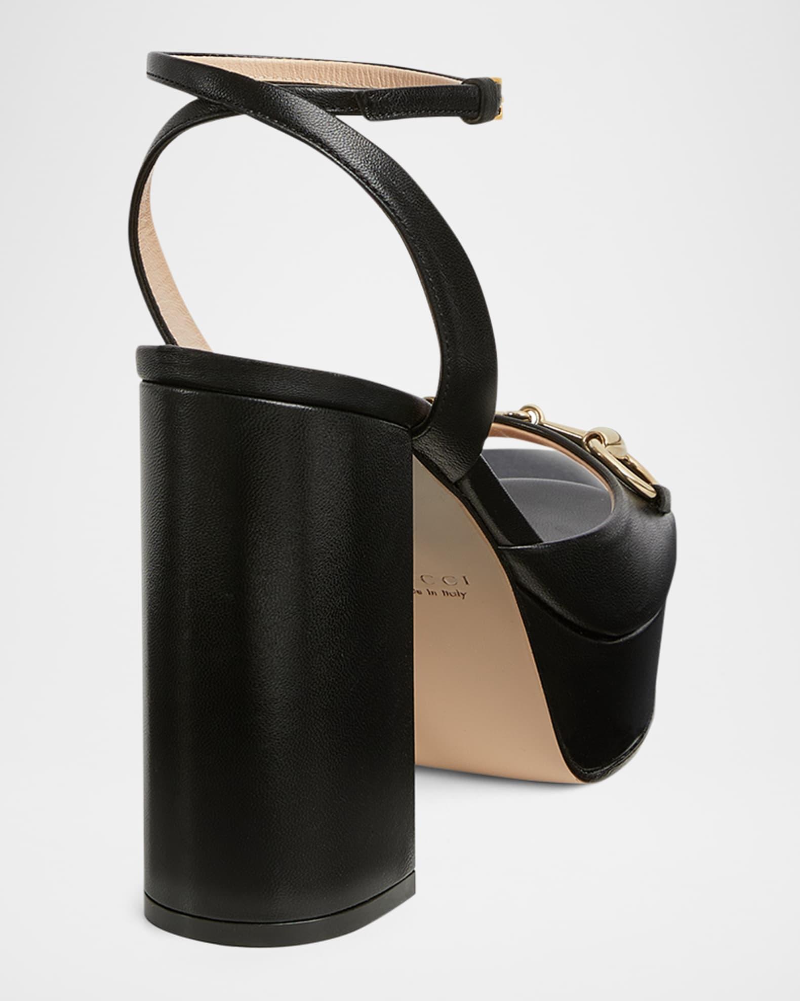 Leather Horsebit Platform Sandals Product Image