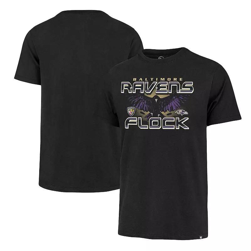 Men's '47 Black Jacksonville Jaguars Last Call Franklin T-Shirt,  Product Image