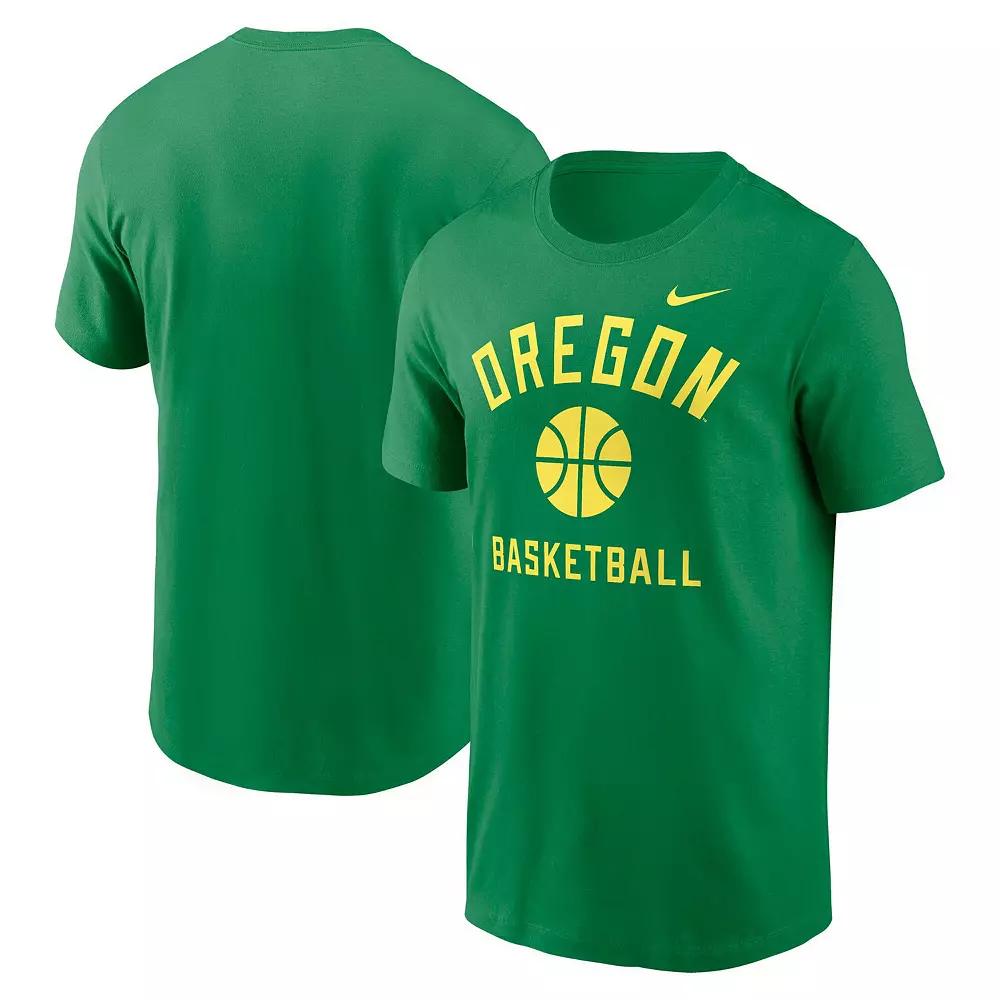 Men's Nike Green Oregon Ducks Basketball Icon T-Shirt,  Product Image