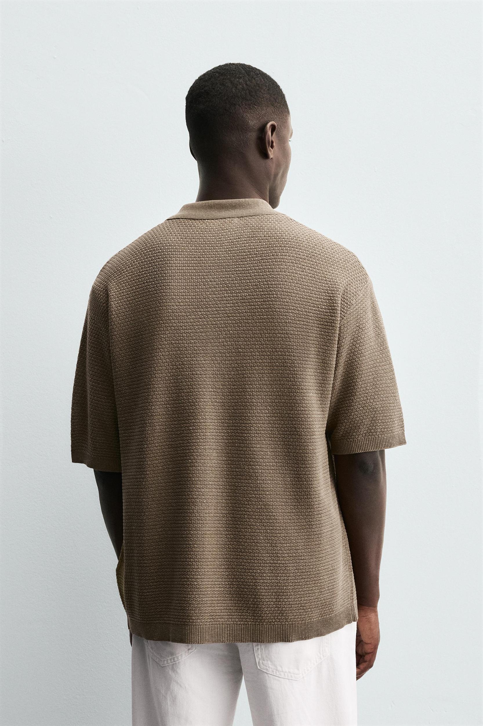TEXTURED KNIT SHIRT Product Image