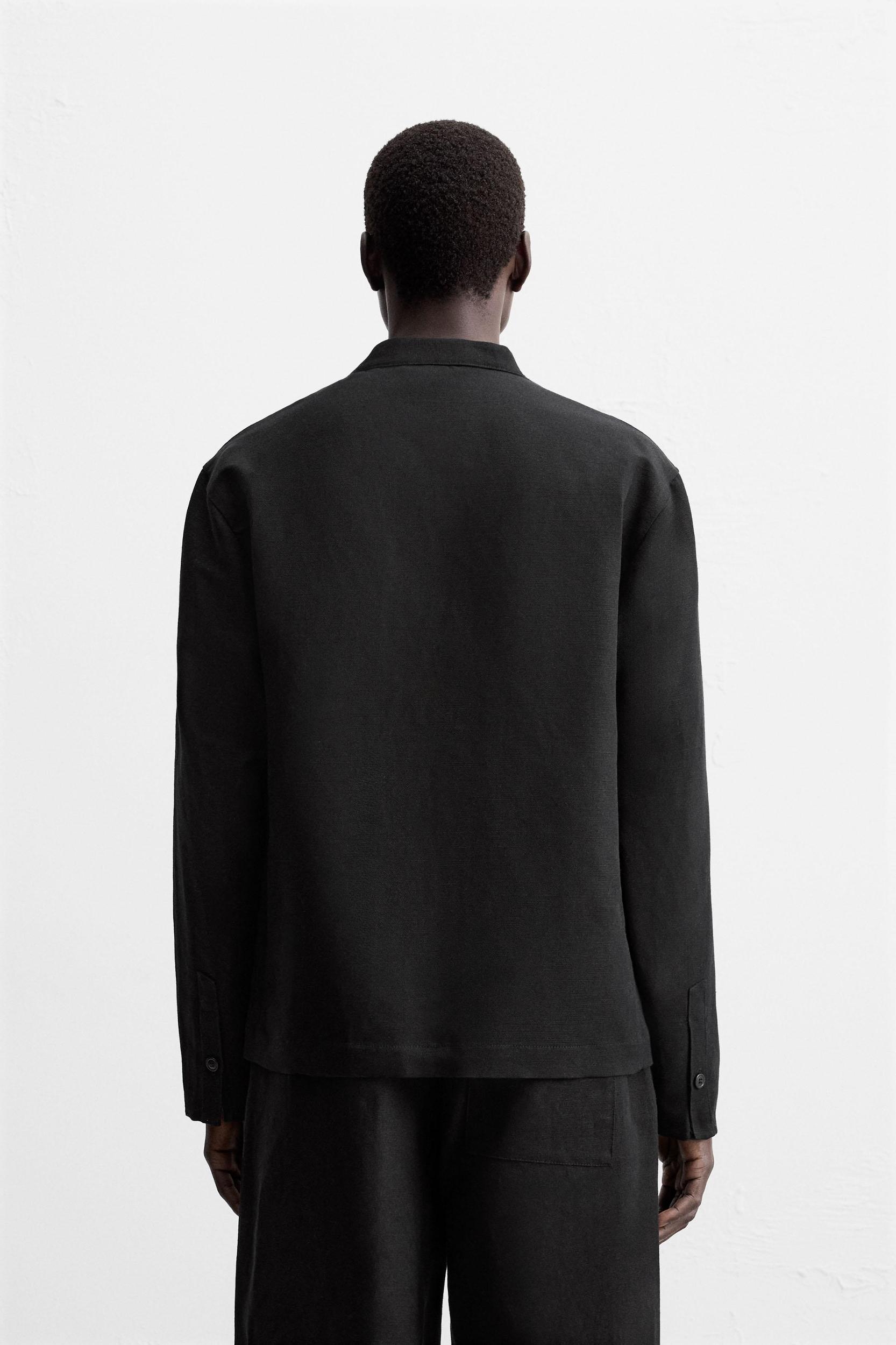 COTTON-LINEN SUIT BLAZER Product Image