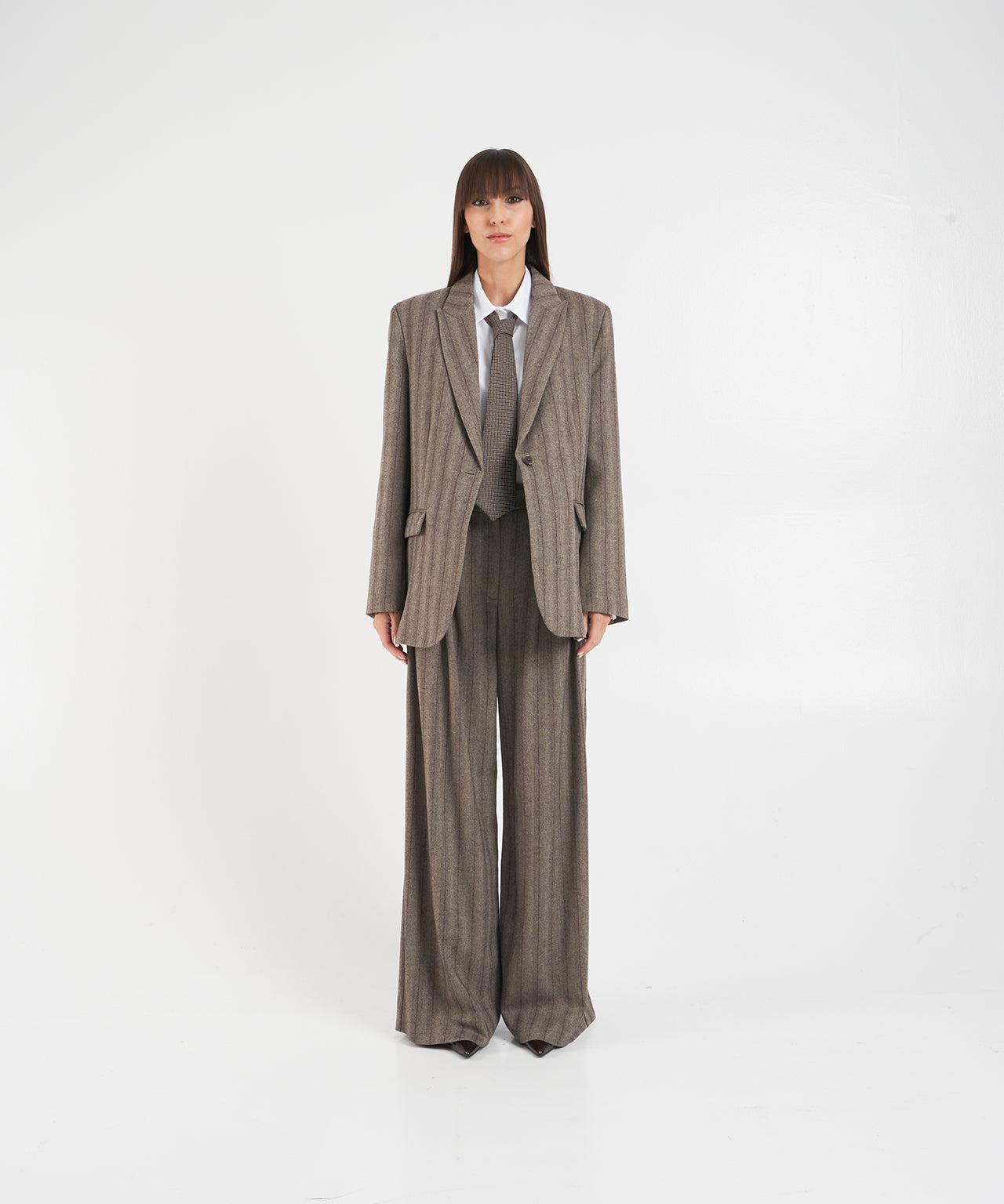 Pleated palazzo pants Product Image
