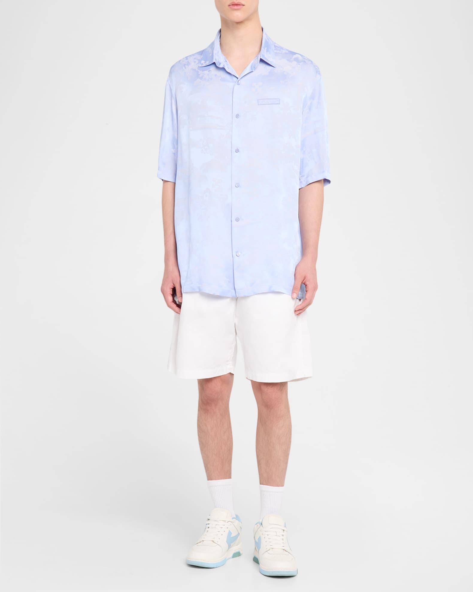 Men's Fresco Jacquard Bowling Shirt Product Image