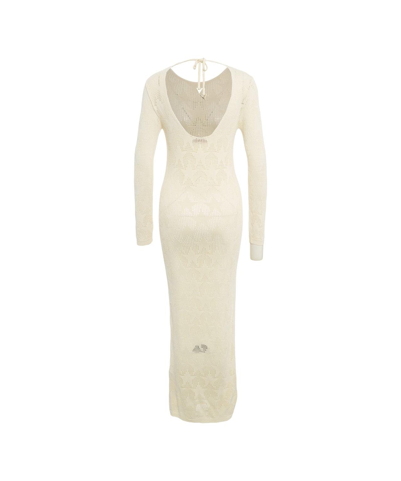 Open knit maxi dress Product Image