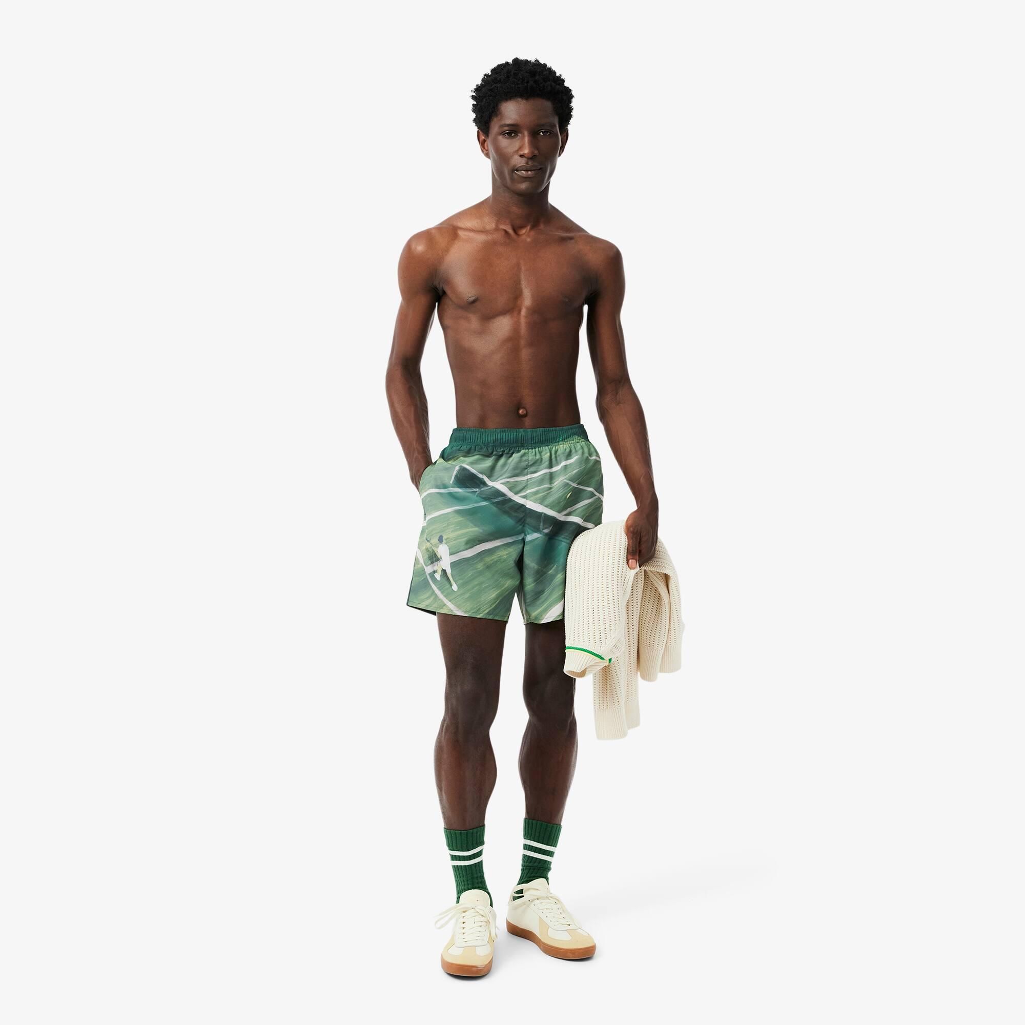 Mid Length Quick-Dry Swim Trunks Product Image