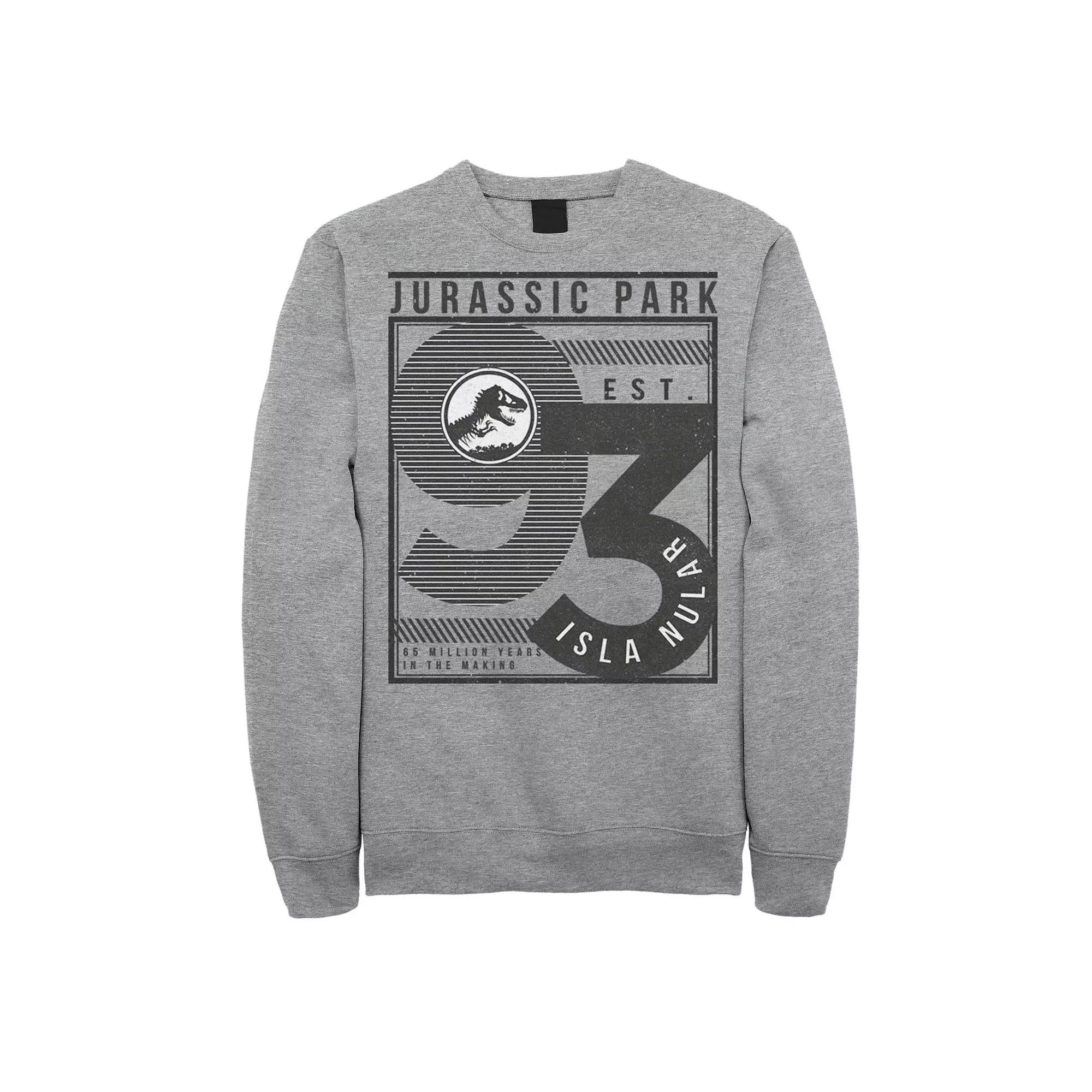 Men's Jurassic Park Est. 93 Isla Nublar Poster Sweatshirt,  Product Image