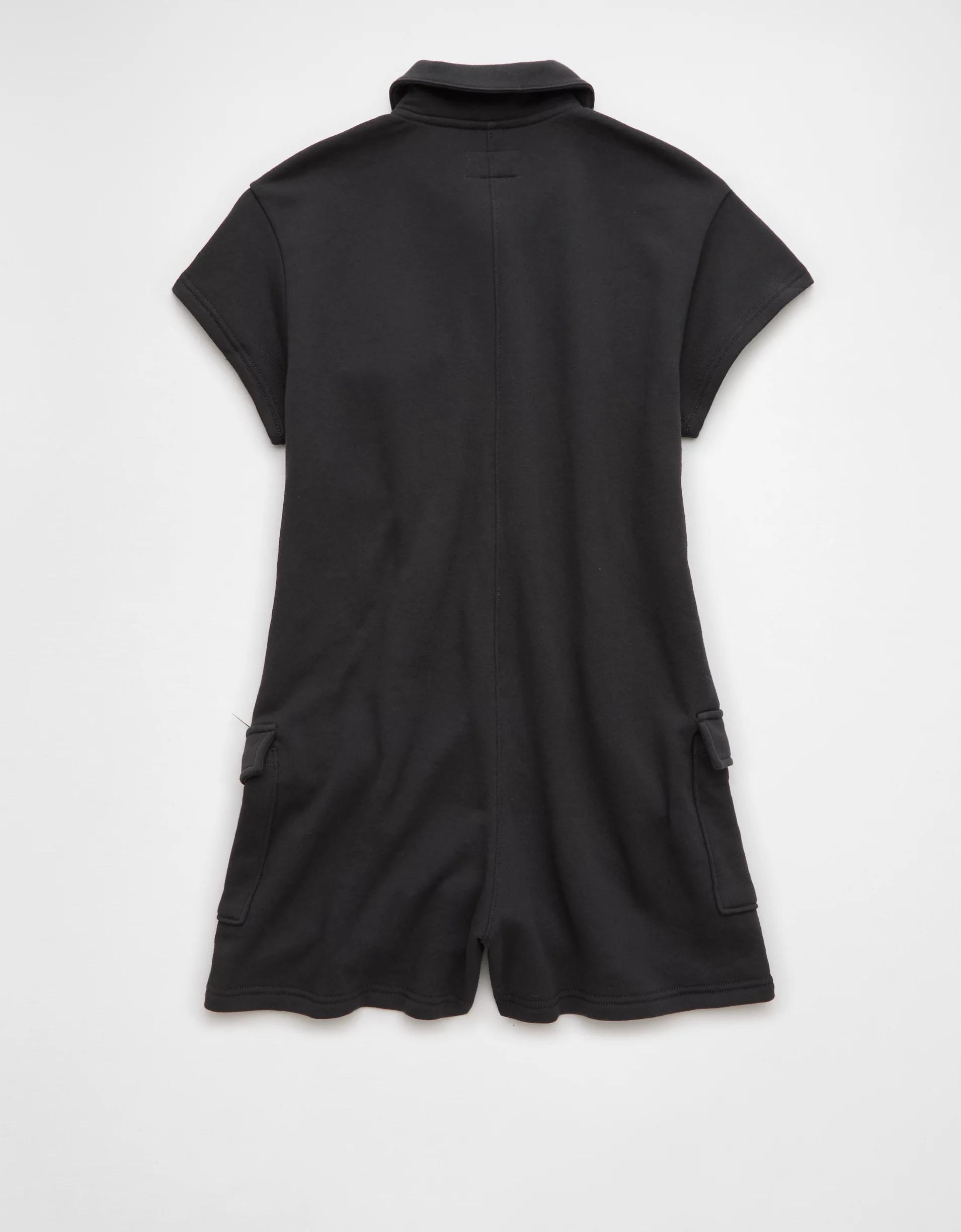 AE Button-Up Cargo Romper Product Image