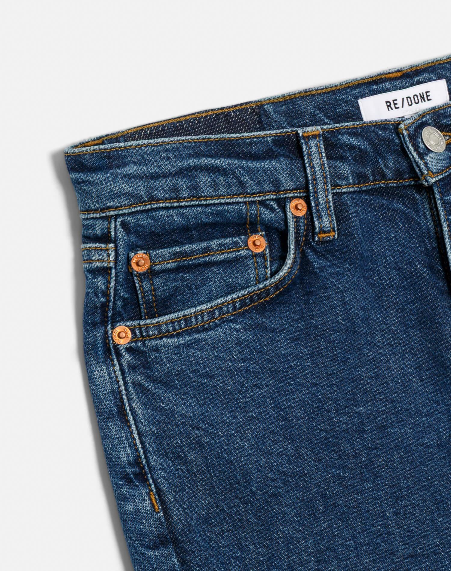 Comfort Stretch Low Rise Micro Boot - Rustic Indigo Product Image