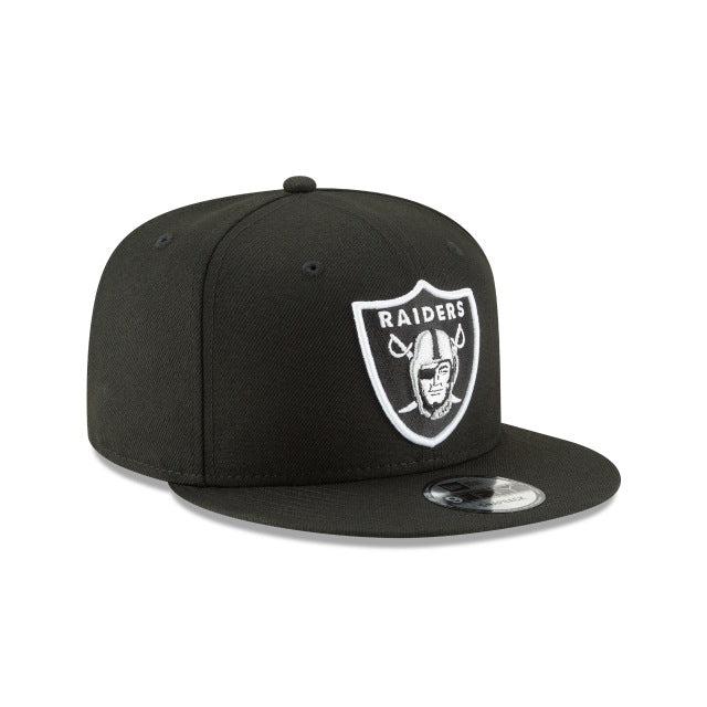 Las Vegas Raiders Black and White 9FIFTY Snapback Hat Male Product Image