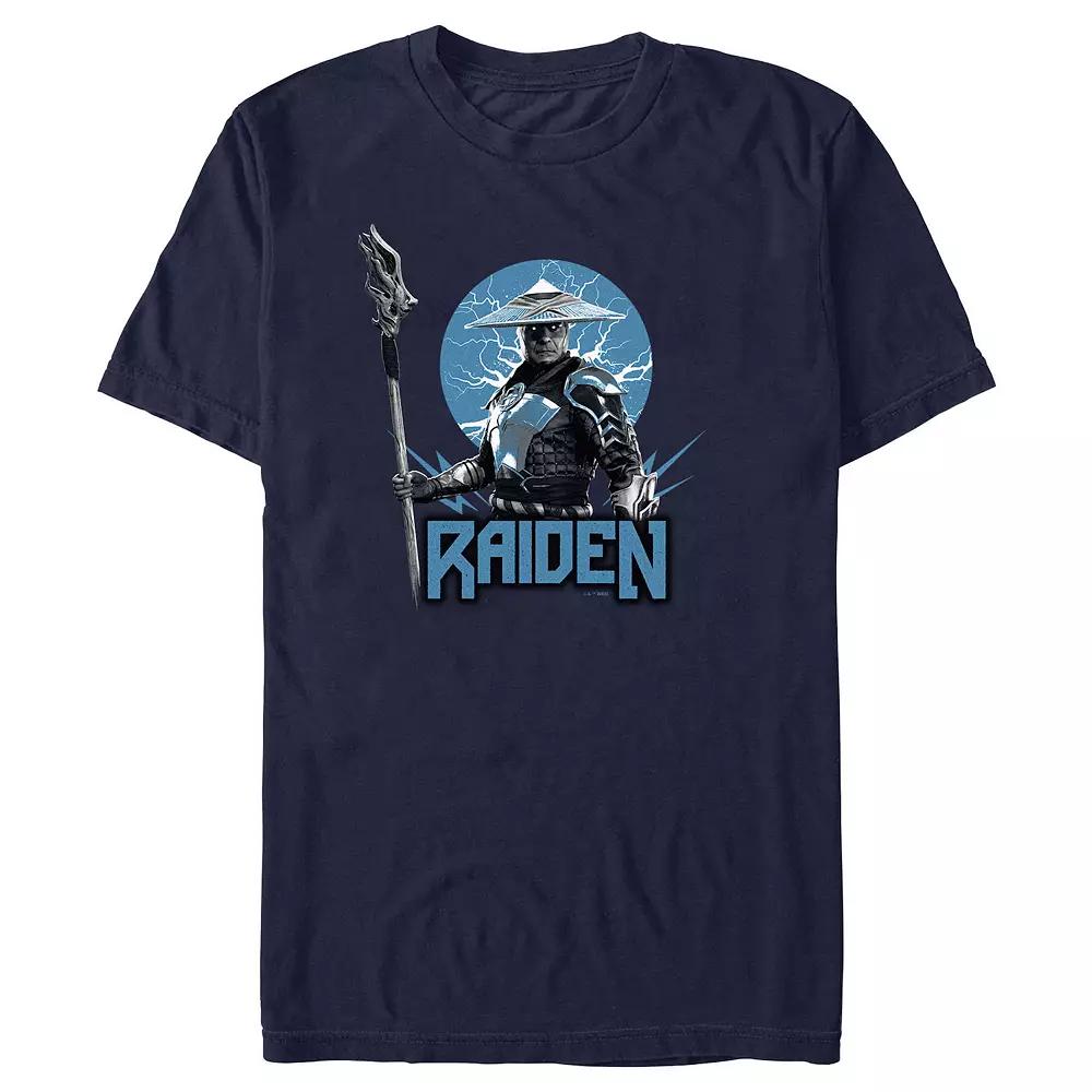 Men's Mortal Kombat Raiden MK Graphic Tee, Size: Small, Blue Product Image