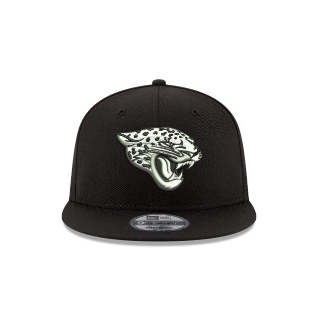 Jacksonville Jaguars Black and White 9FIFTY Snapback Hat Male Product Image