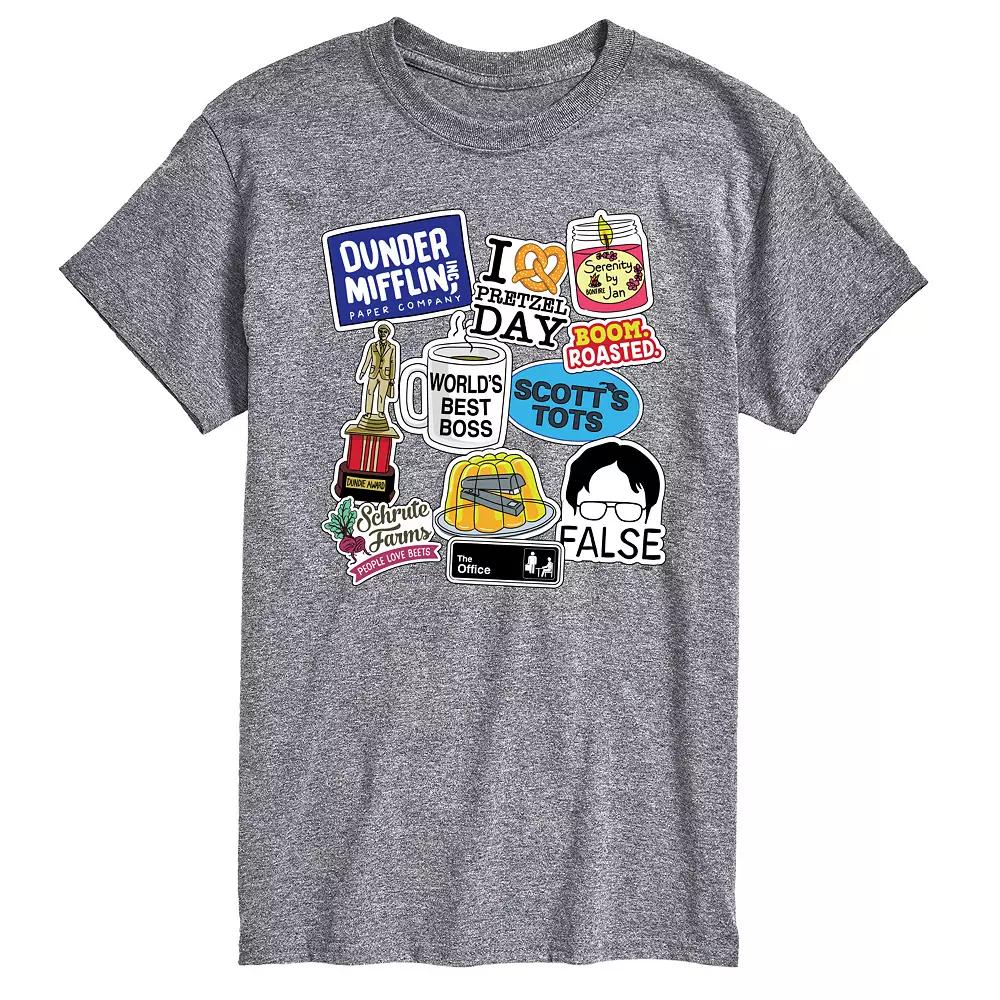 Men's The Office Stickers Graphic Tee,  Product Image