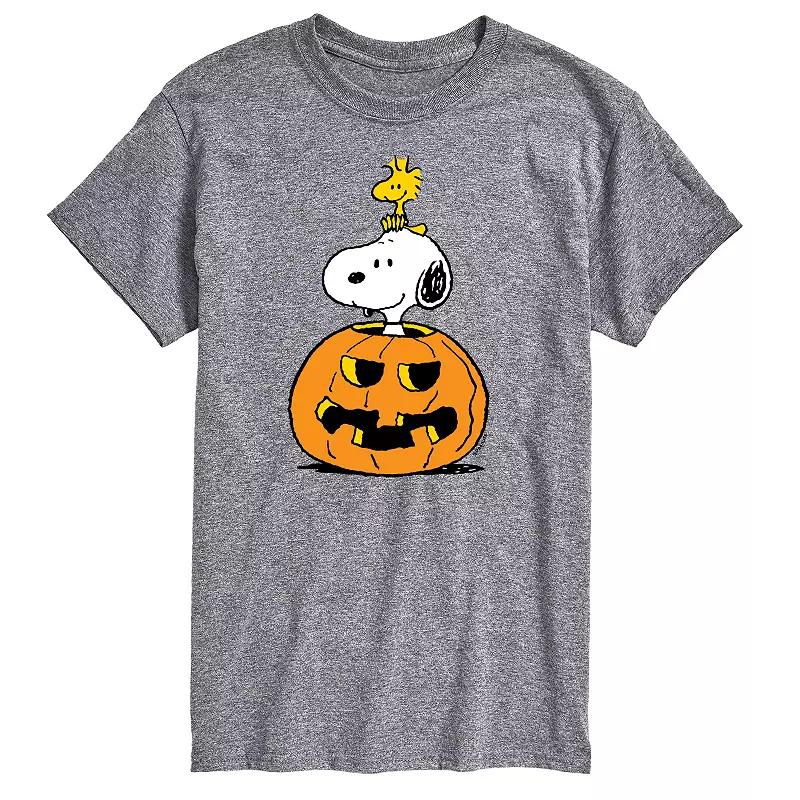 Big & Tall Peanuts Snoopy Pumpkin Tee, Men's,  Product Image