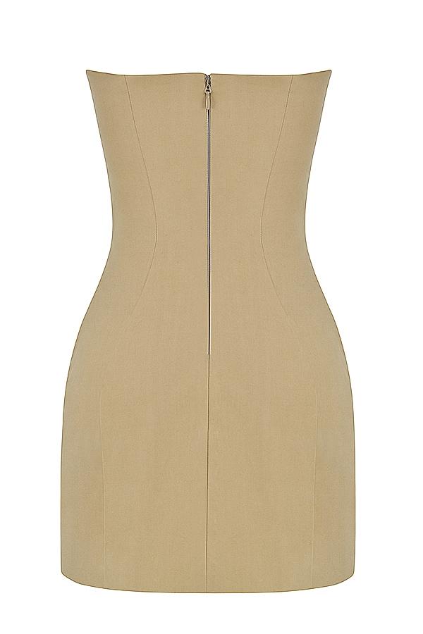 Elissa  stone strapless mini dress Product Image