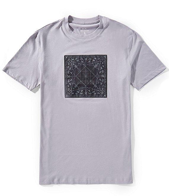 Armani Exchange Paisley Box Short Sleeve T-Shirt Product Image