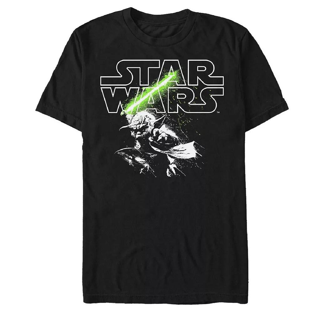 Mens Star Wars Yoda Color Pop Tee Product Image