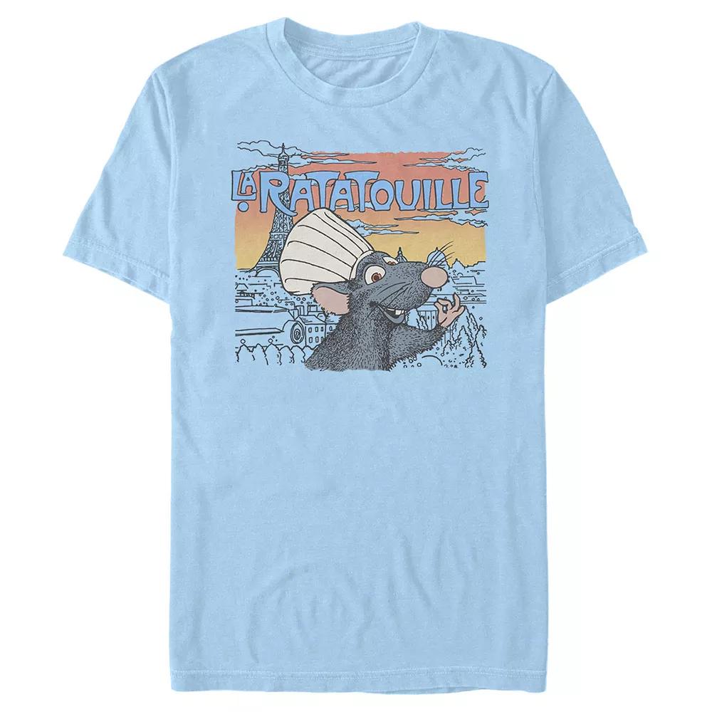 Disney / Pixar's Ratatouille Remy Wearing Chef's Hat Men's Graphic Tee,  Product Image