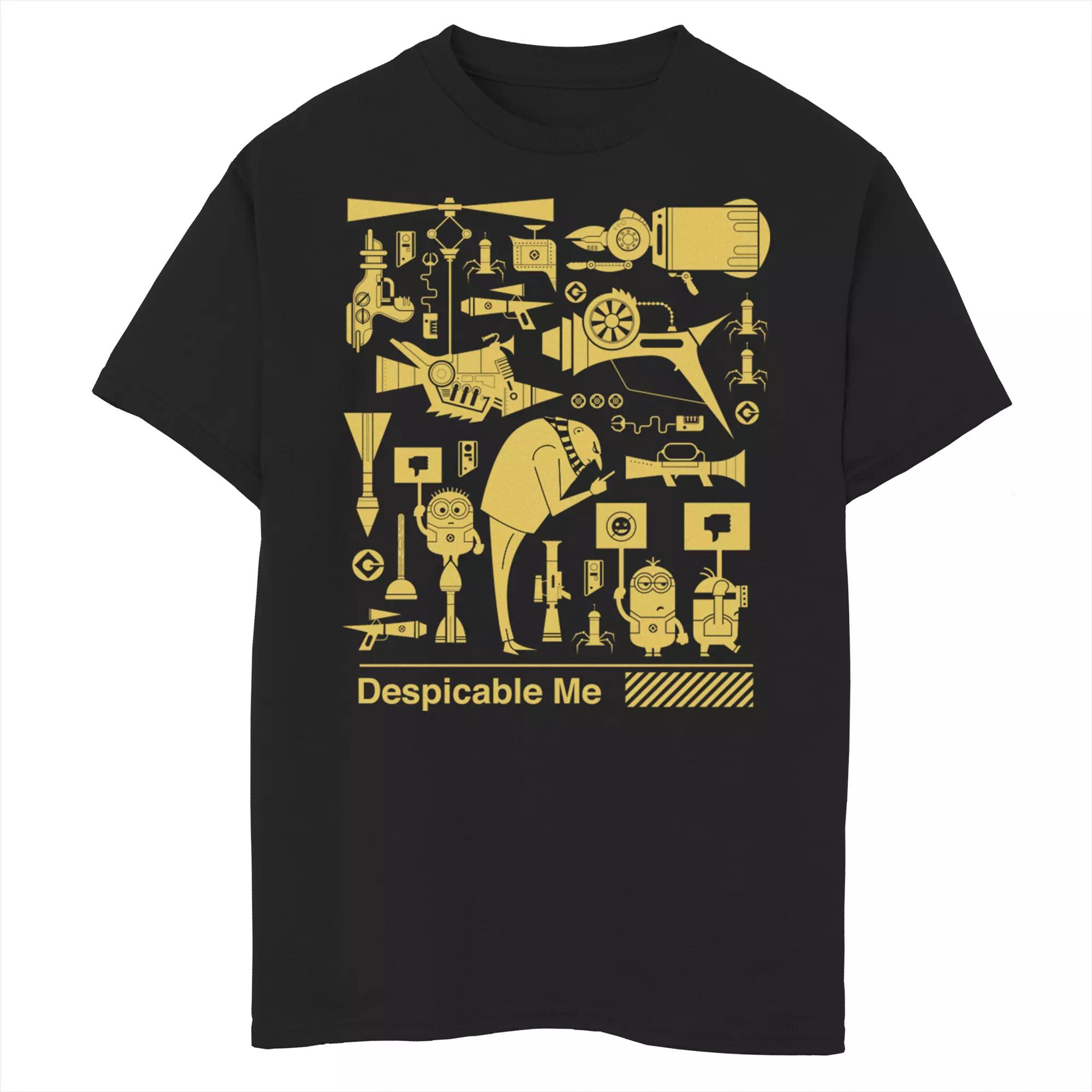 Men's Despicable Me Gru Plans Pull-Over Hoodie,  Product Image