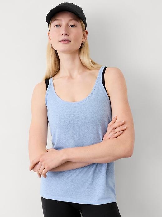 Getaway Linen Blend Tank Product Image