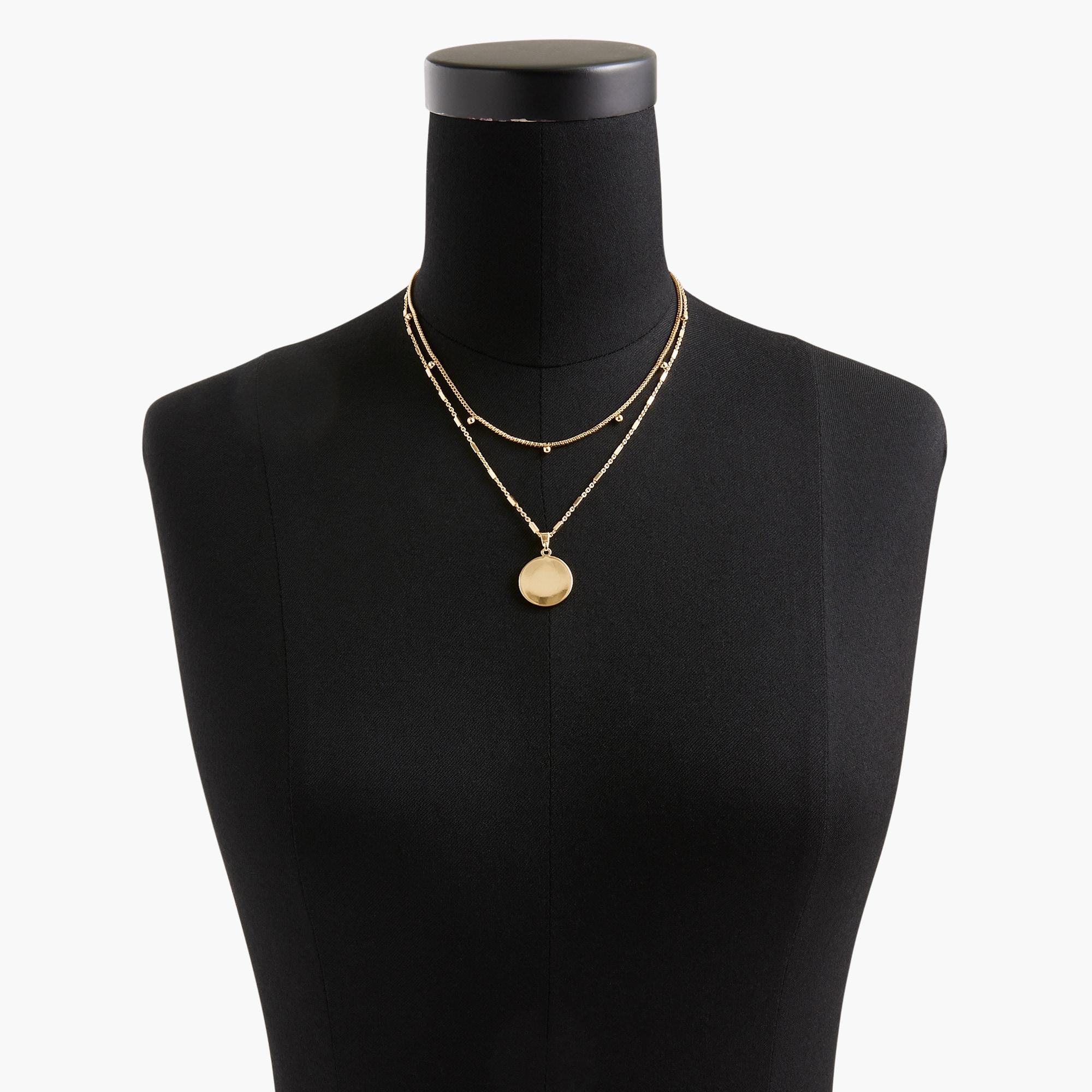 Double-layer coin necklace Product Image