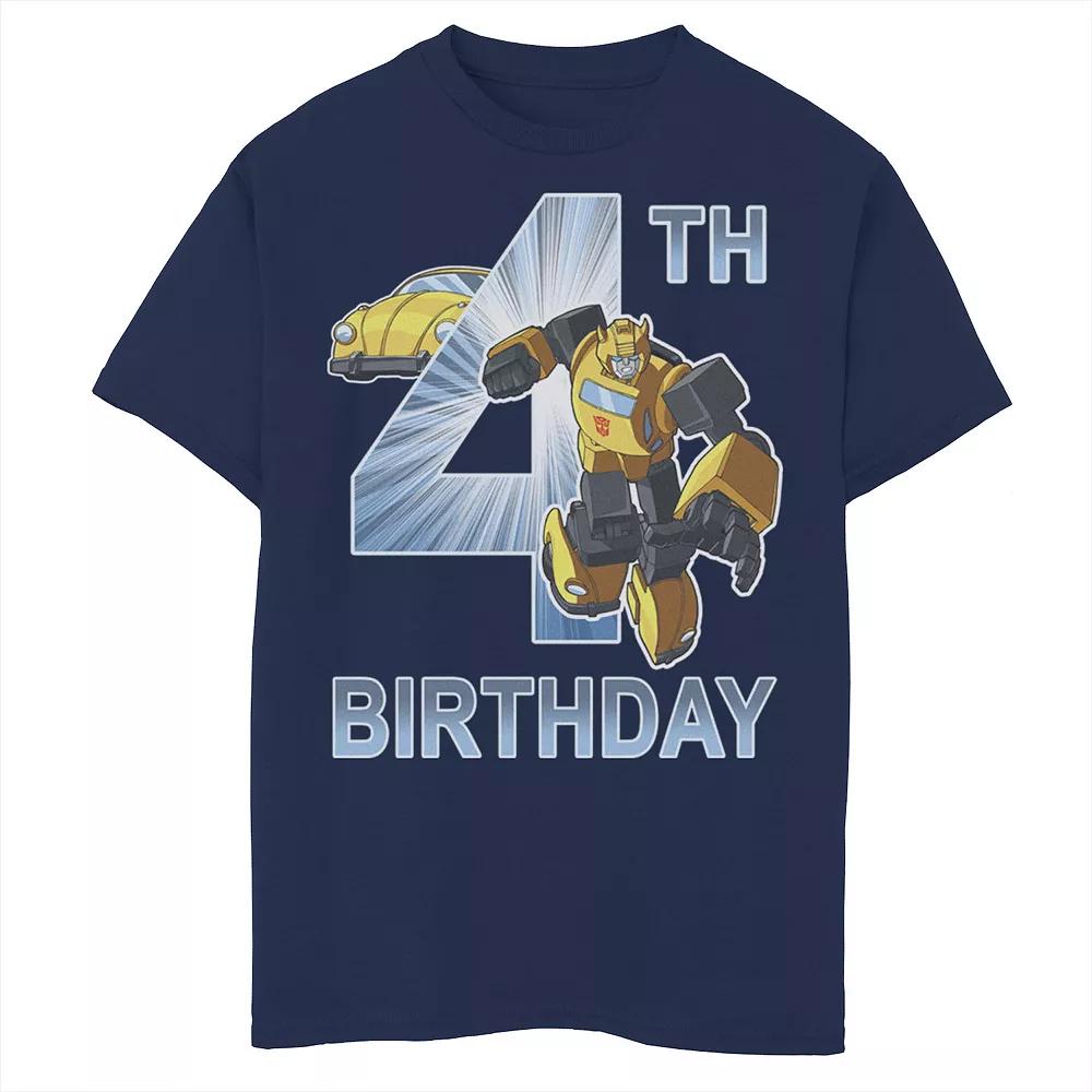 Boys 8-20 Transformers 4th Birthday Graphic Tee, Boy's,  Product Image
