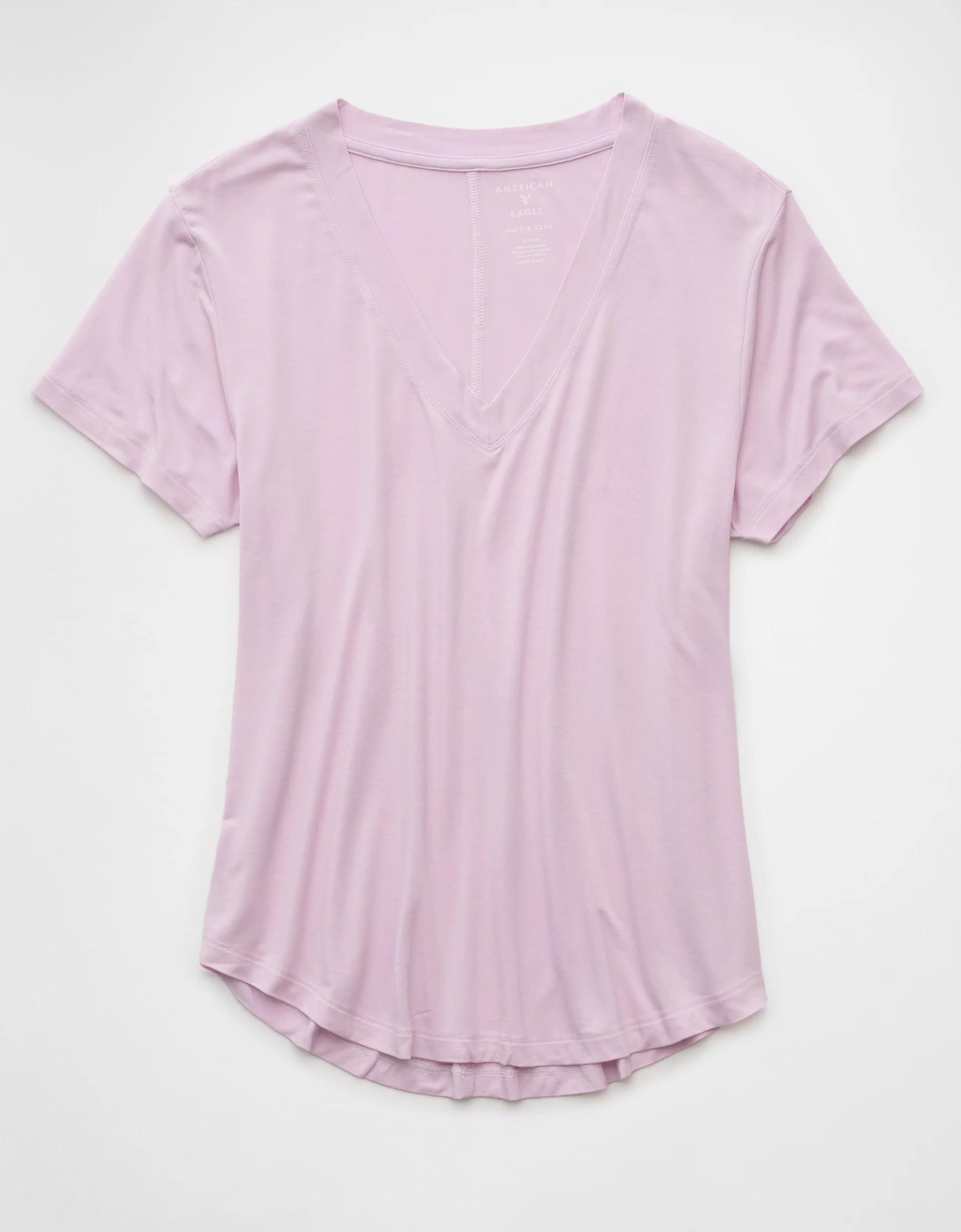 AE Soft & Sexy V-Neck T-Shirt Product Image