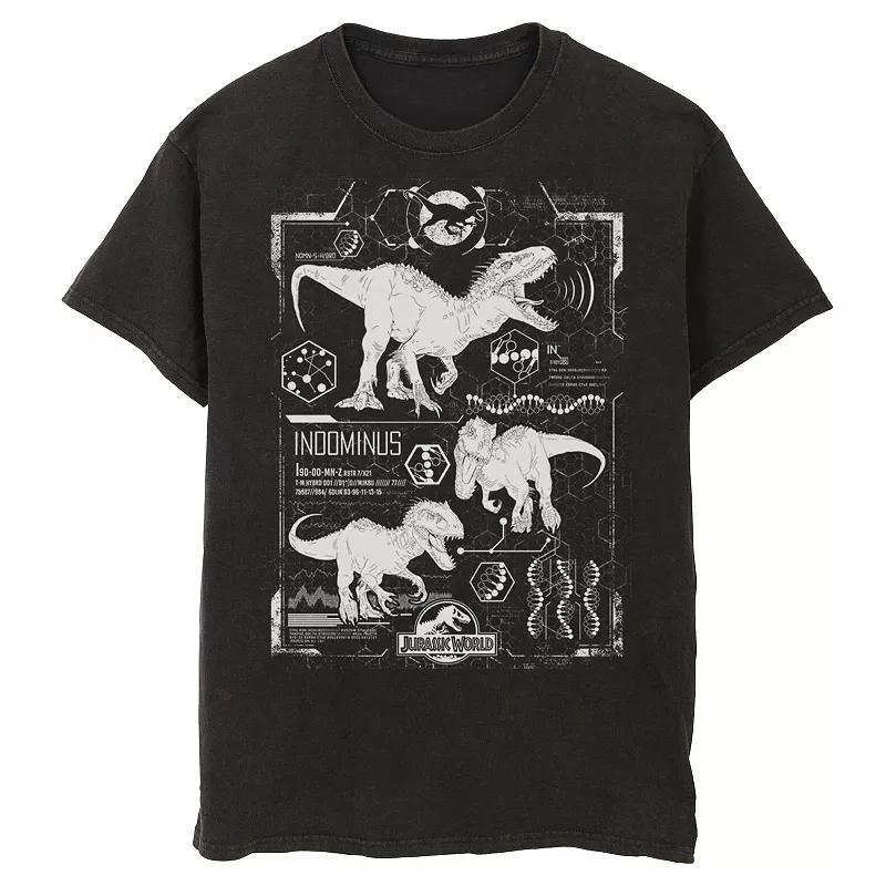 Mens Jurassic World Indominus Rex Schematic Tee, Men's,  Product Image