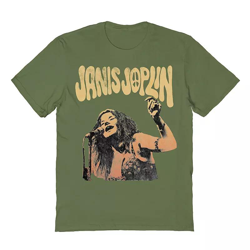 Men's Janis Joplin Graphic Tee, Size: Medium, Black Product Image