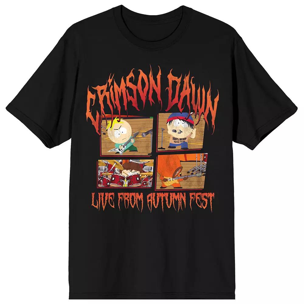 Men's South Park Crimson Dawn Band Live Graphic Tee,  Product Image