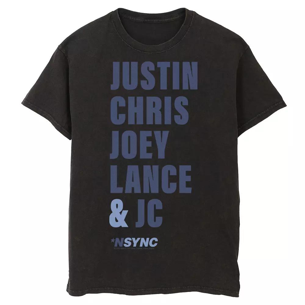 Men's N sync The Boys Graphic Tee, Size: 3XL, Black Product Image