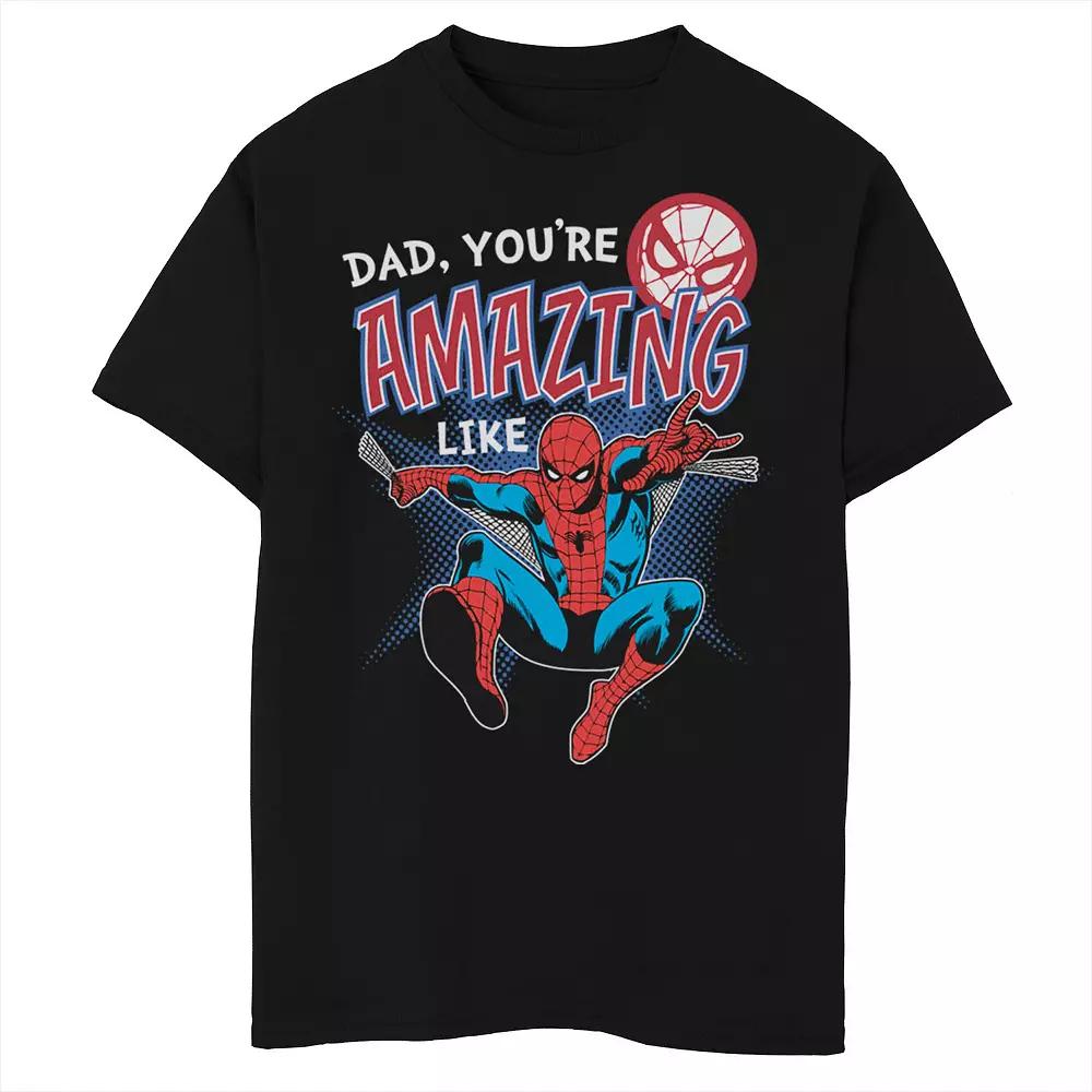 Boys 8-20 Marvel Spider-Man Amazing Dad Father's Day Graphic Tee, Boy's,  Product Image