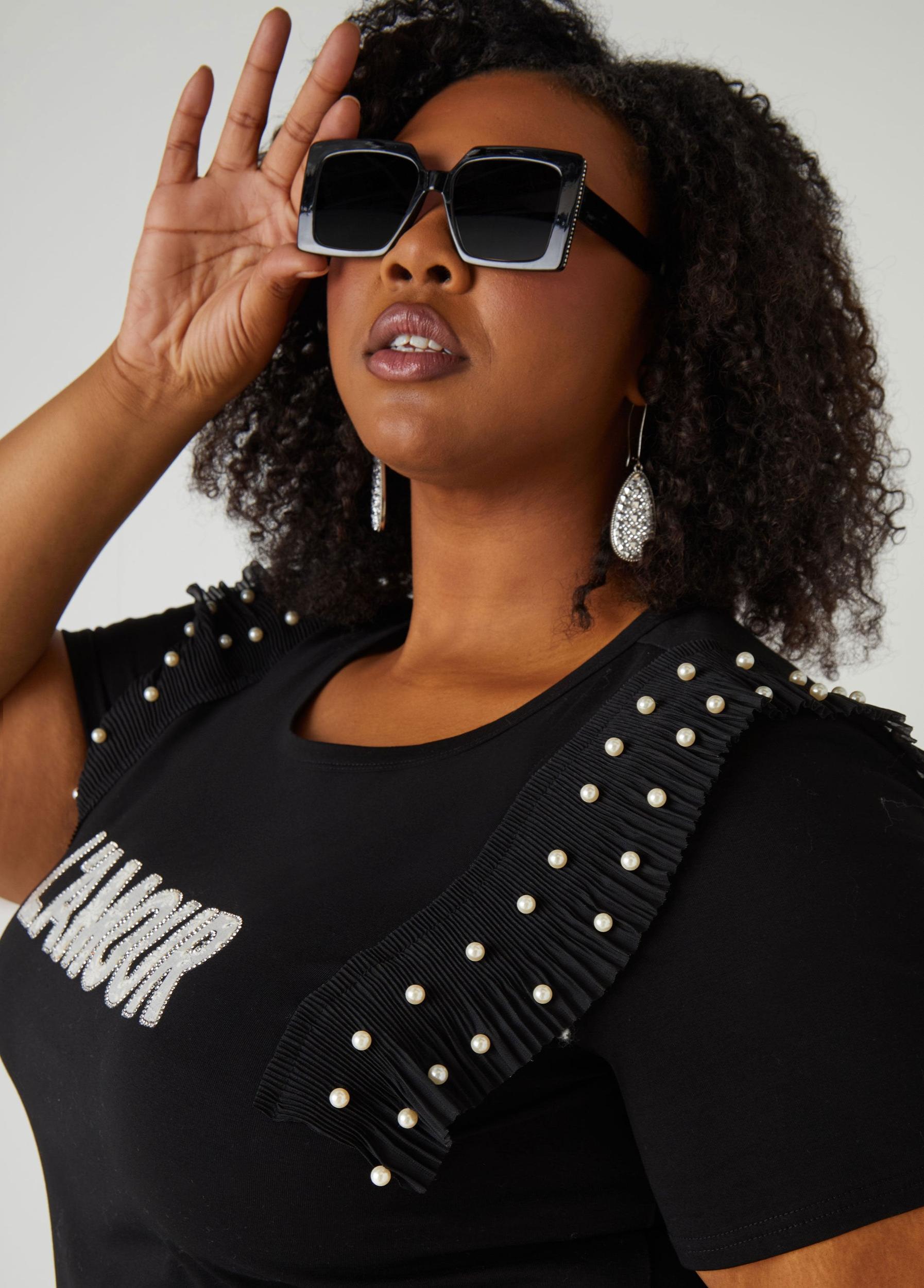 L'Amour Embellished Tee Product Image