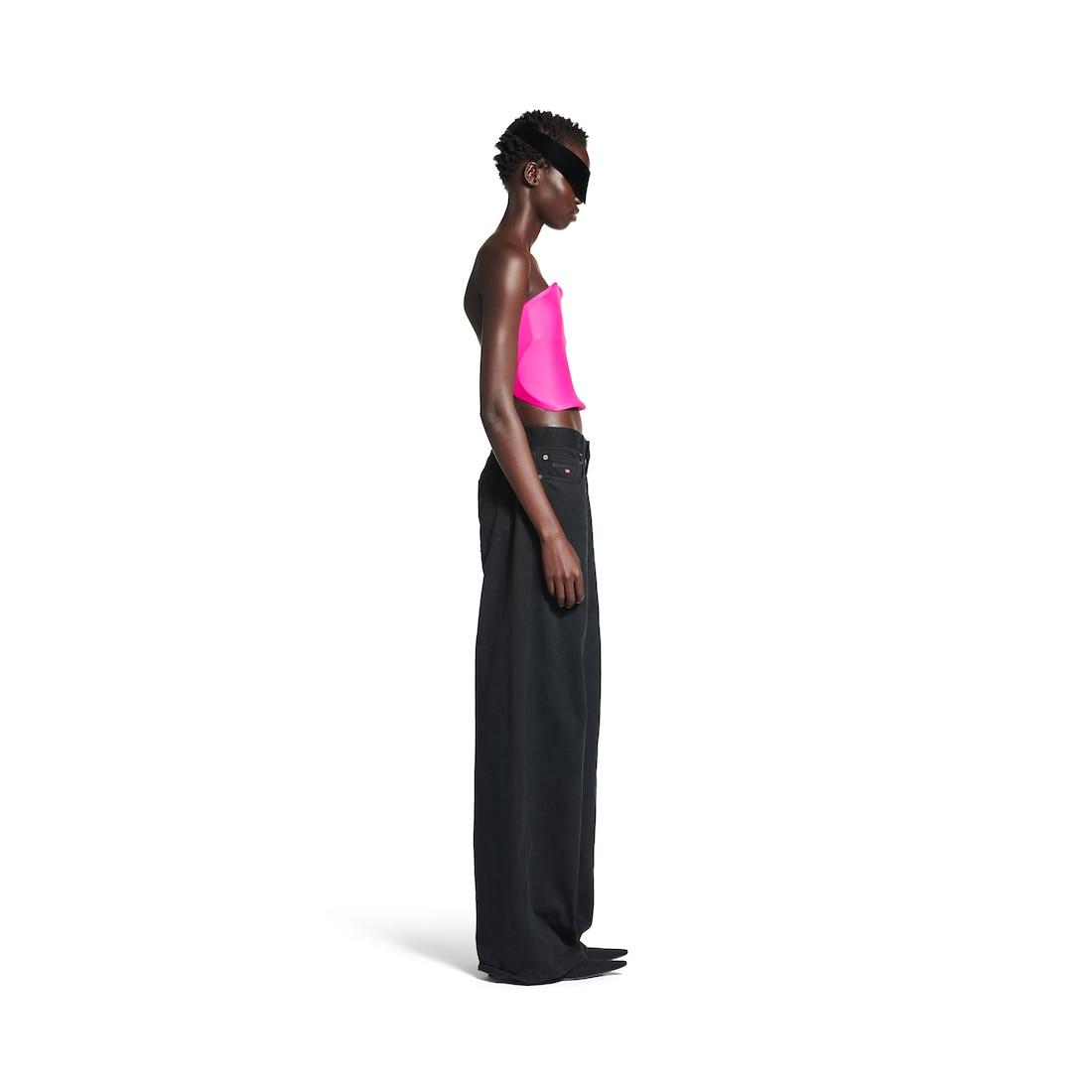 Women's 3d Printed Top in Intense Pink Product Image