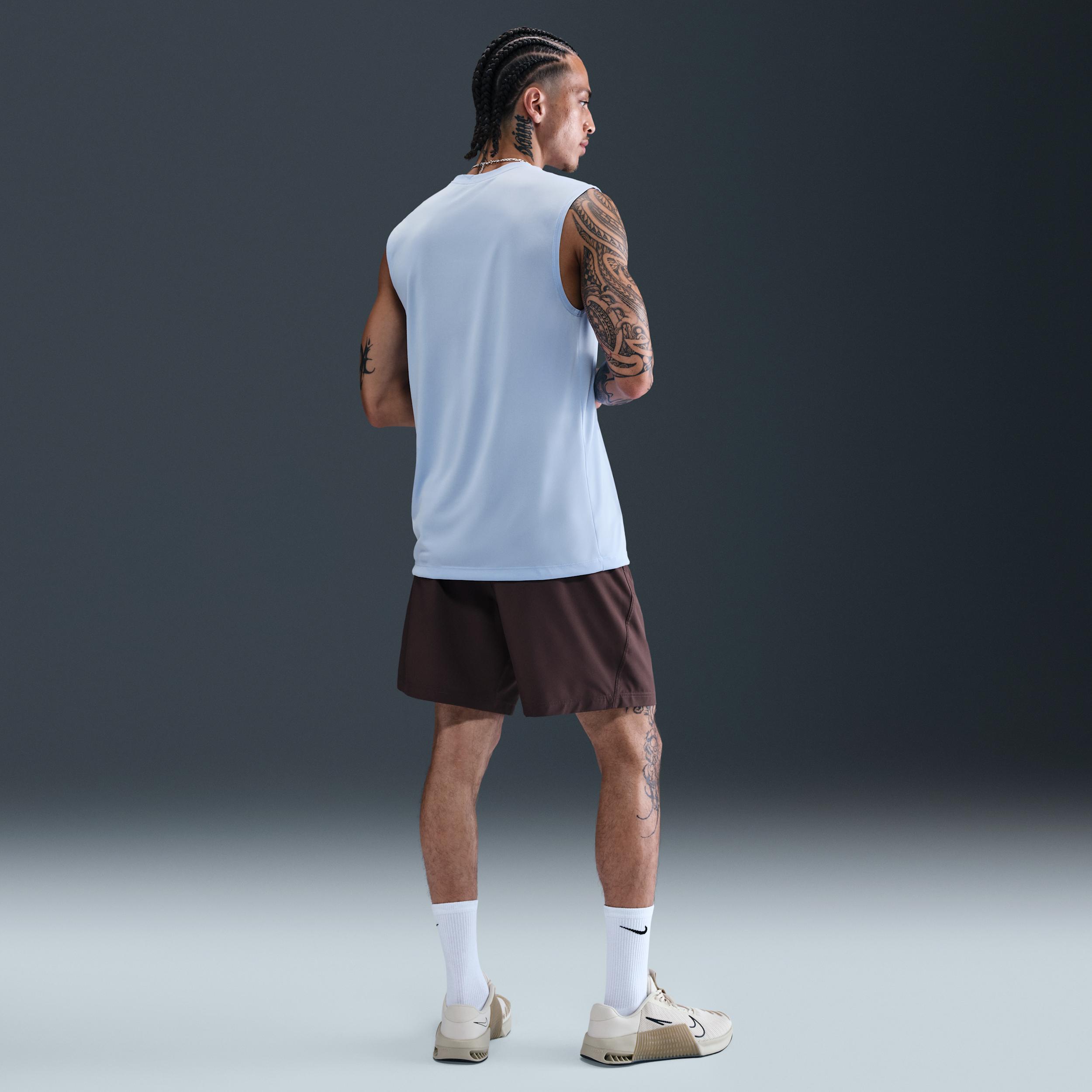 Nike Mens Dri-FIT Legend Sleeveless Fitness T-Shirt | DX0991-468 Product Image