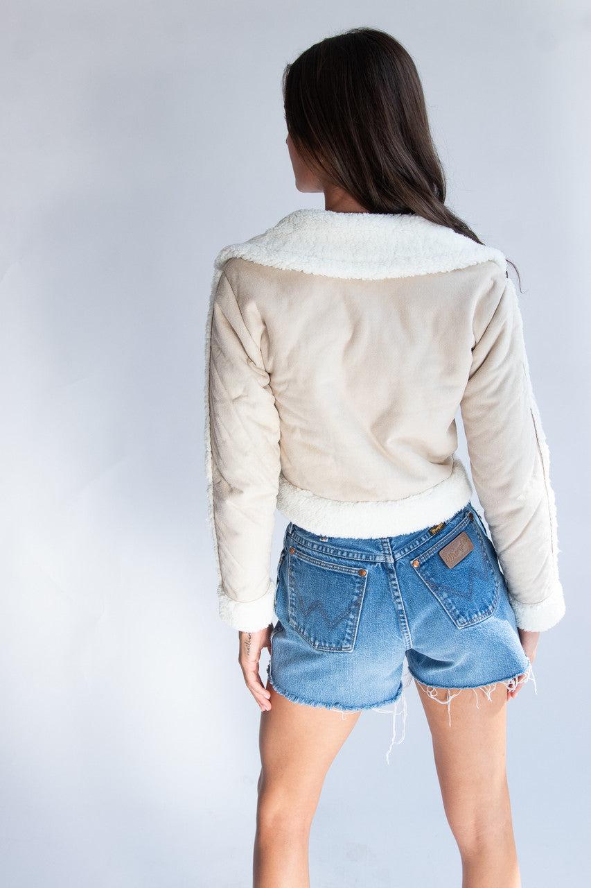 Faux Sherpa Suede Jacket Product Image