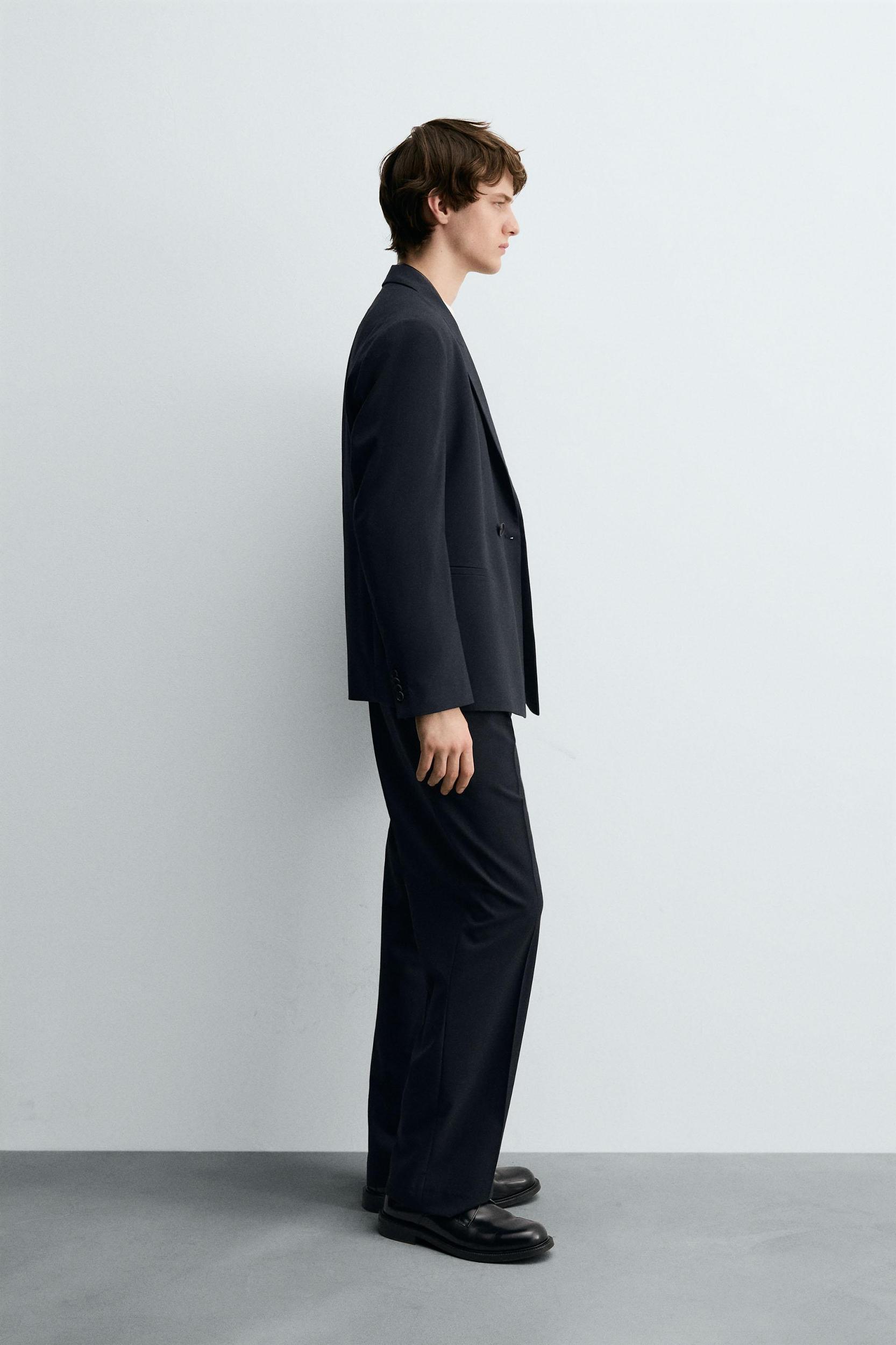 STRIPED SUIT PANTS Product Image