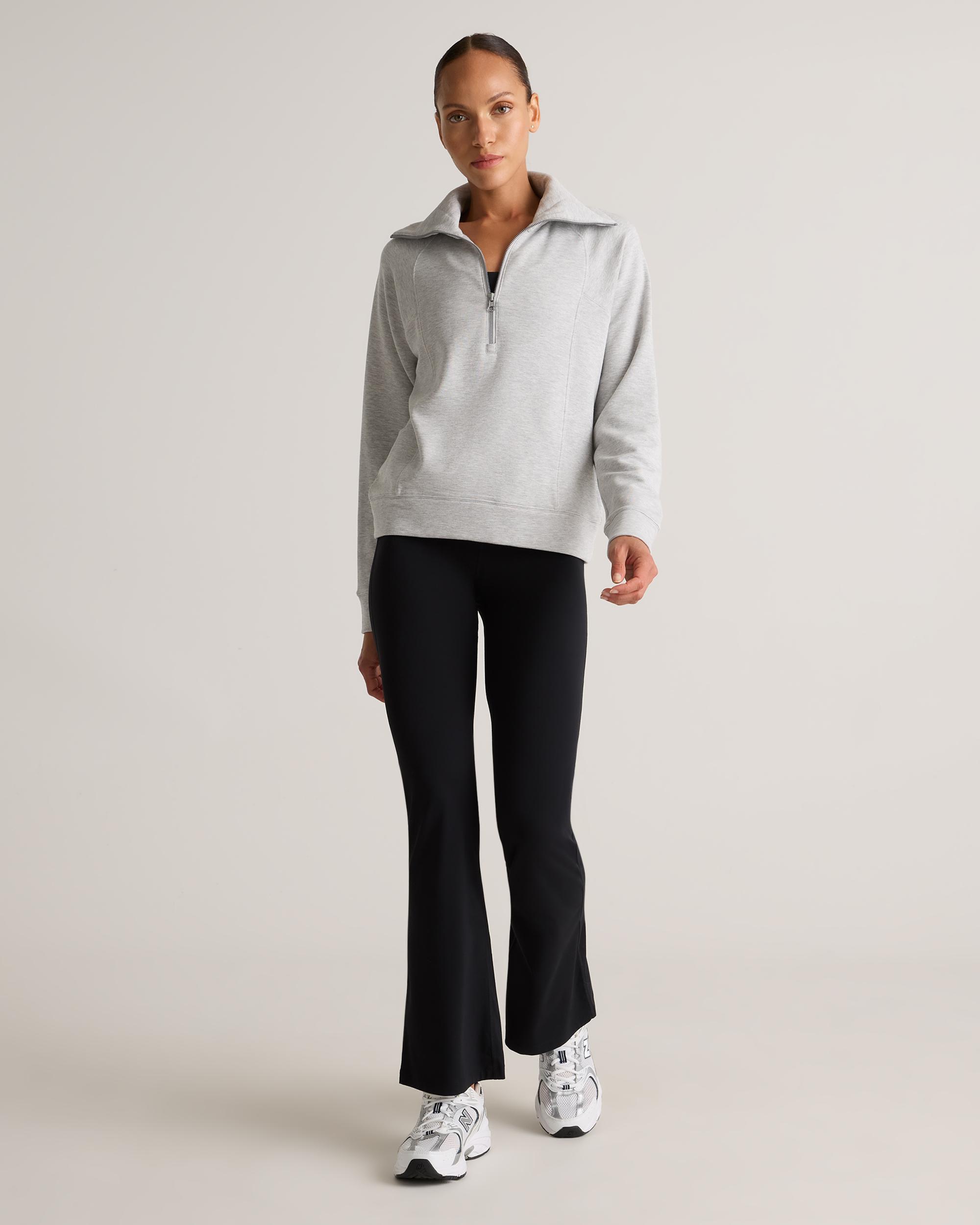 Quince | Women's SuperSoft Fleece Half Zip Lenzing Modal Product Image