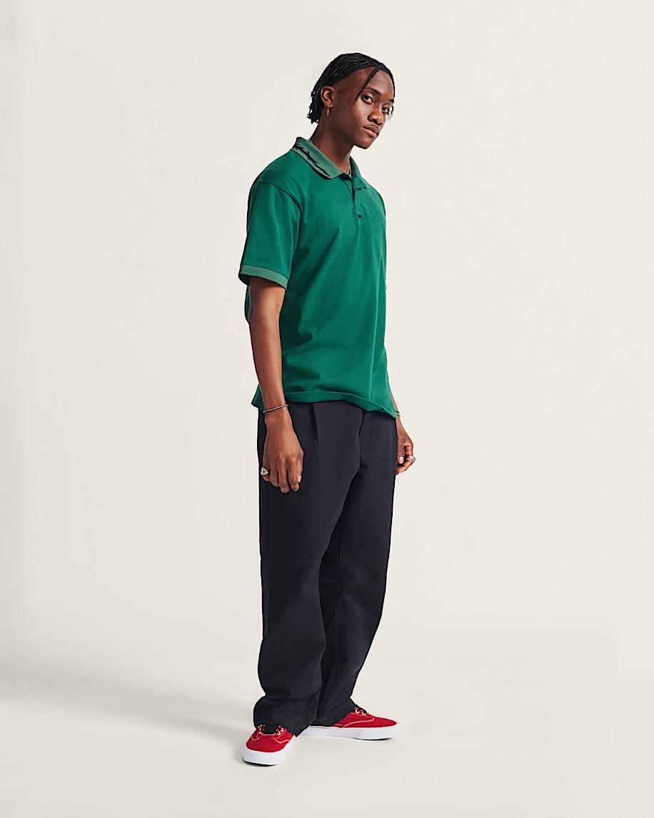Skate Loose Pleated Pants in Black| Vans US Product Image