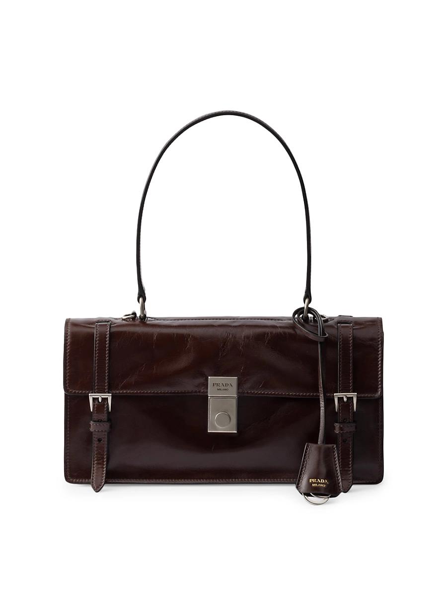 Womens Medium Leather Top Handle Bag Product Image