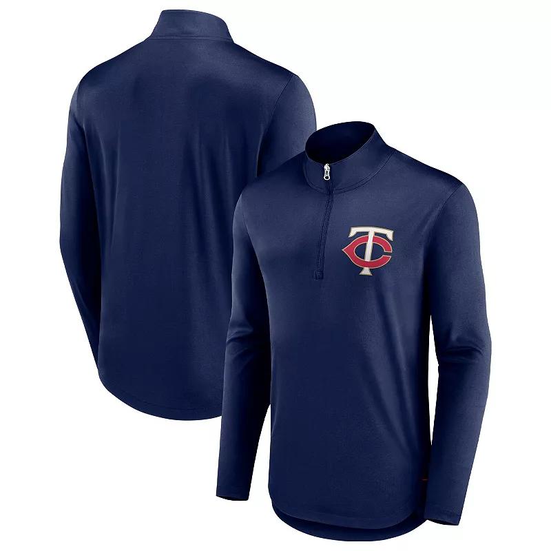 Men's Fanatics Branded Red Washington Nationals Tough Minded Quarter-Zip Jacket,  Product Image