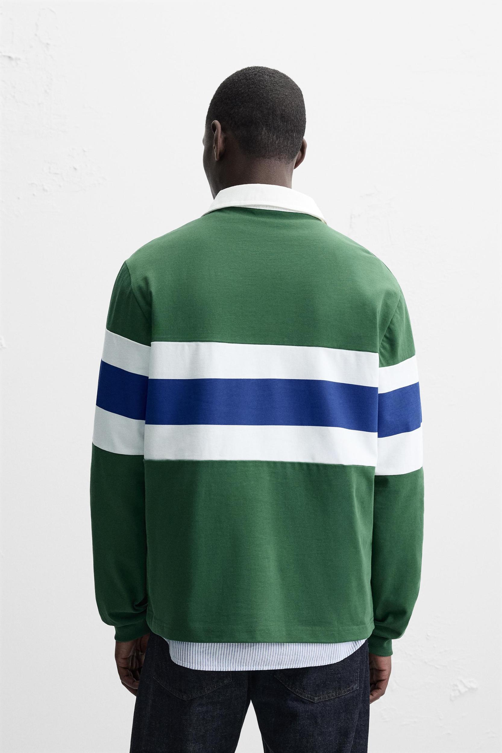 STRIPED JACQUARD POLO Product Image