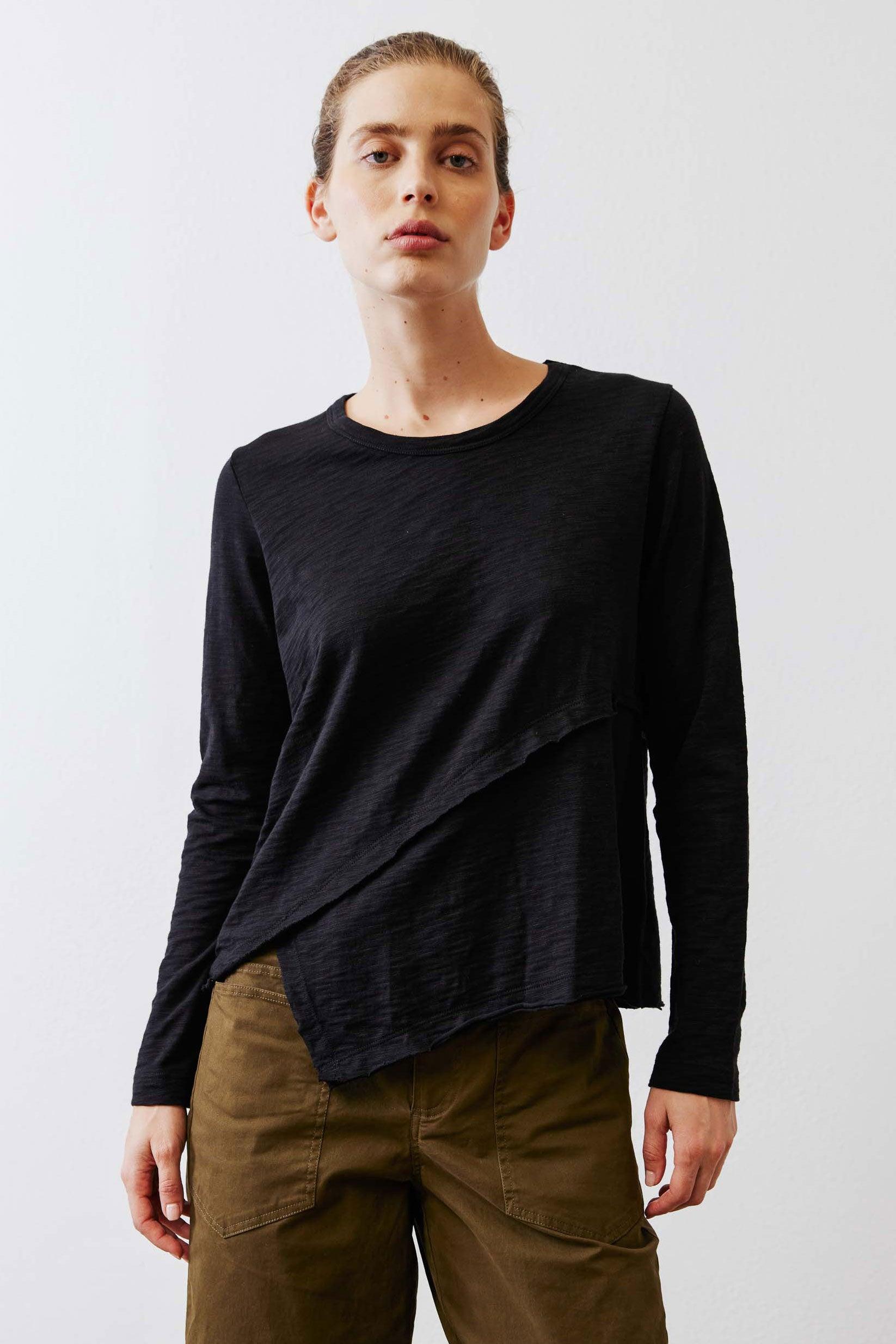 Inner Glow Asymmetric Long Sleeve Top Product Image