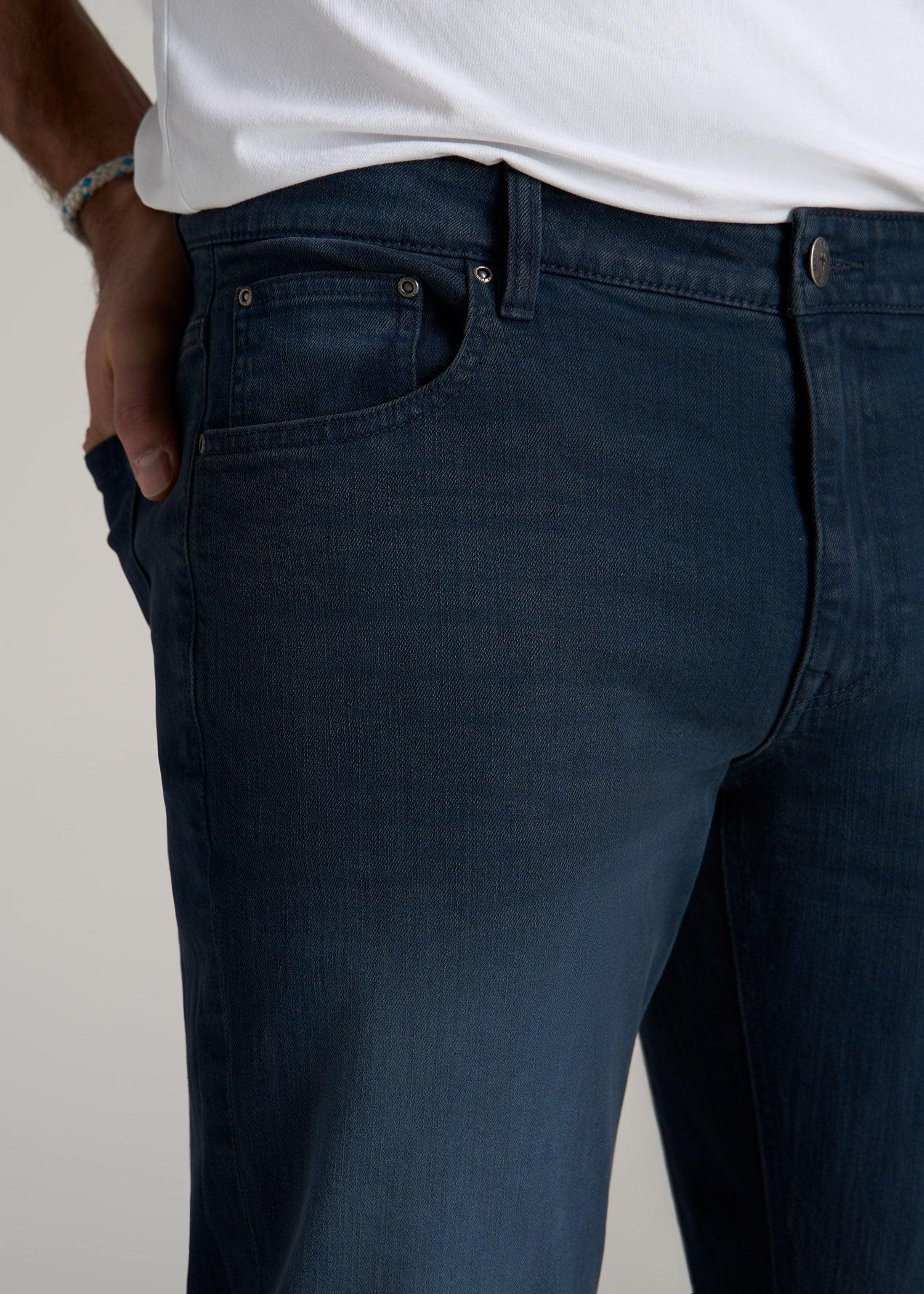 Carman TAPERED Jeans for Tall Men in Faded Blue Black Male Product Image