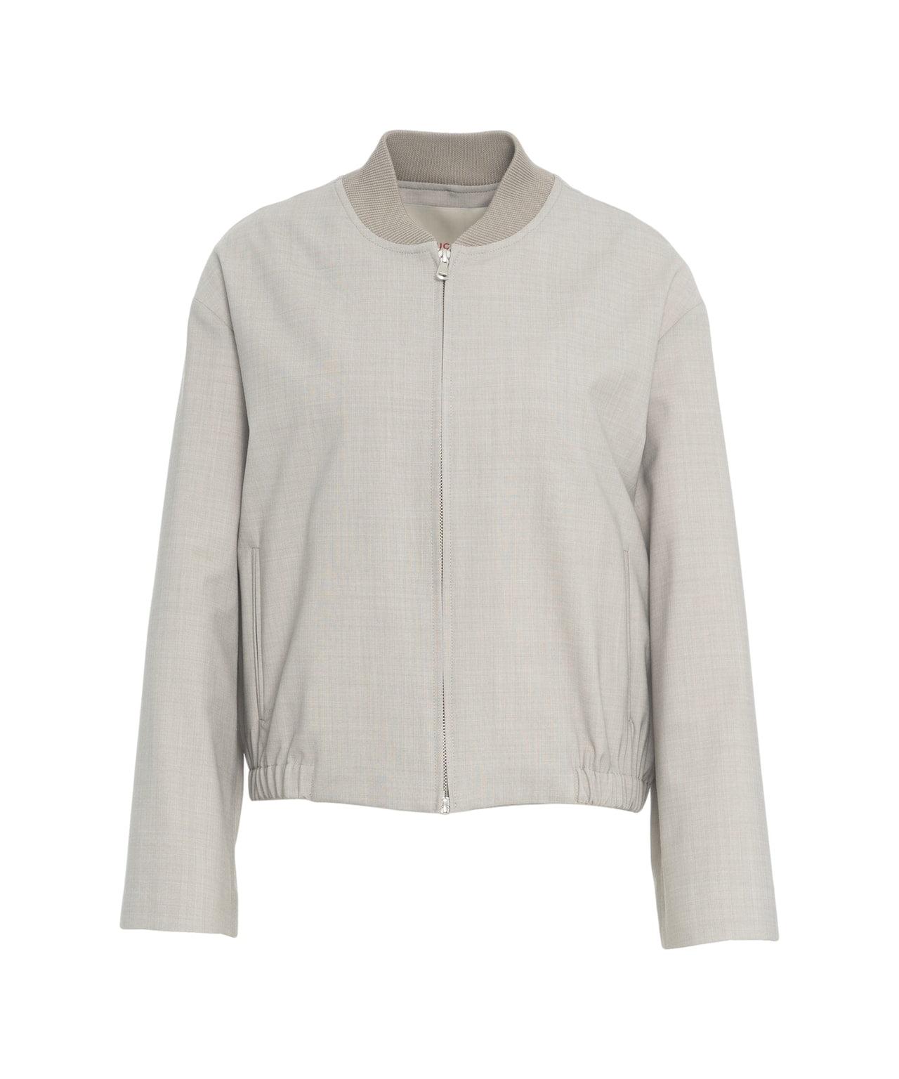 Virgin wool blend blouson Product Image