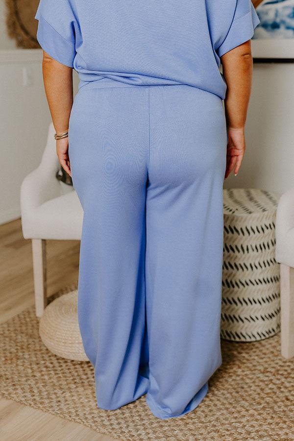 Easygoing High Waist Wide Leg Pants Curves Product Image