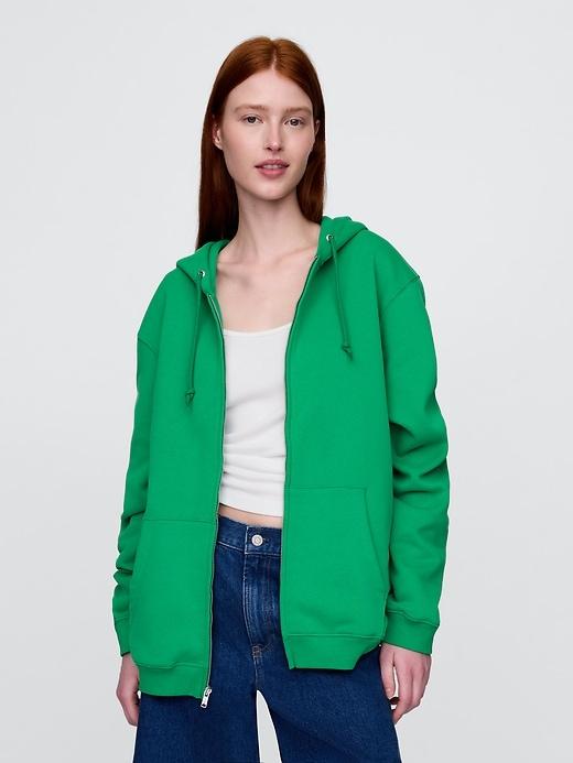 VintageSoft Zip Hoodie Product Image