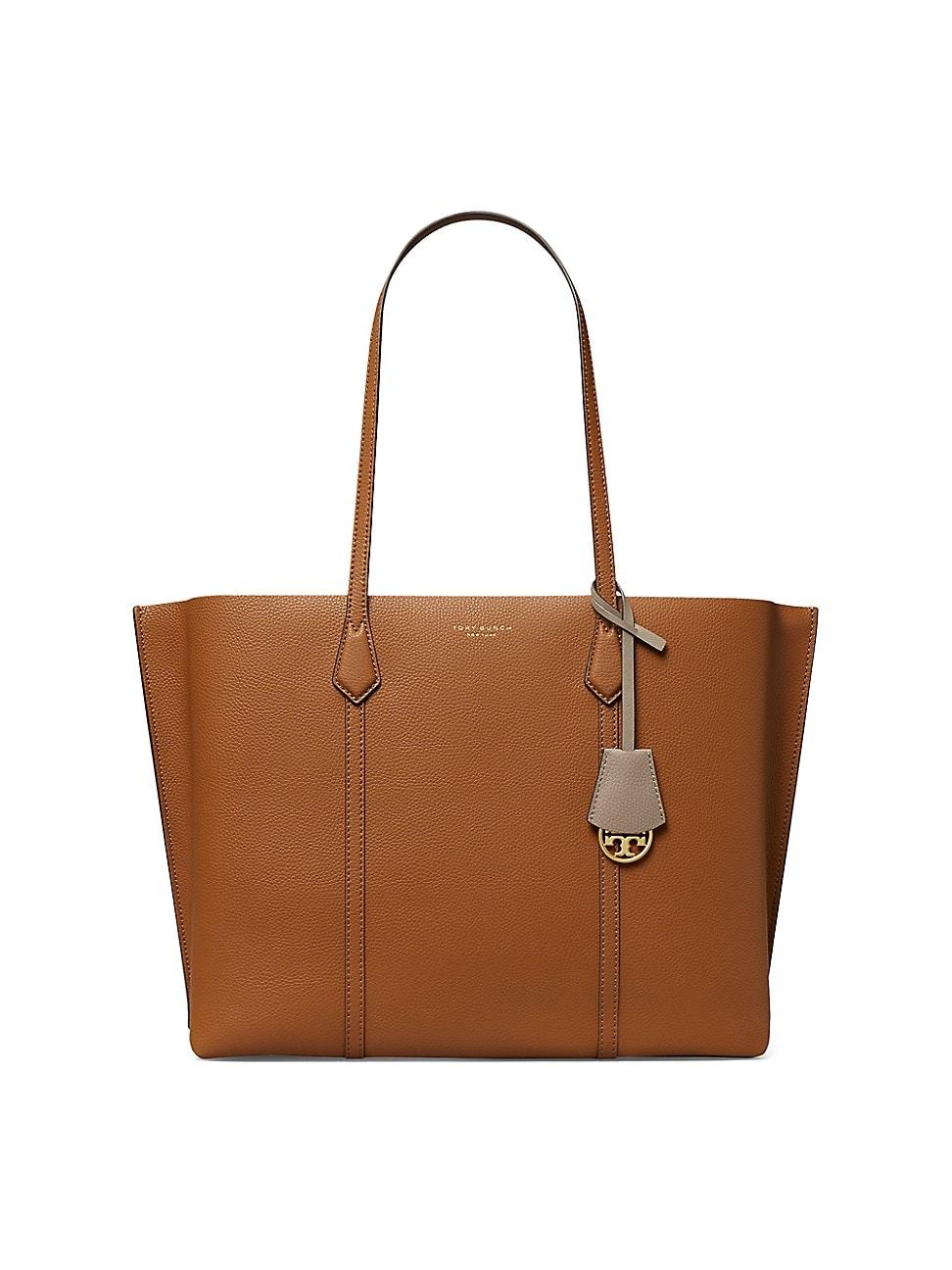Tory Burch Perry Medium Leather Tote Product Image