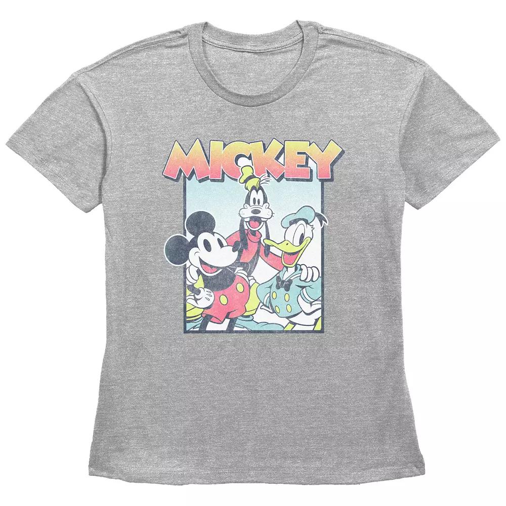 Disney's Mickey Mouse And Friends Classic Photo Women's Graphic Tee,  Product Image
