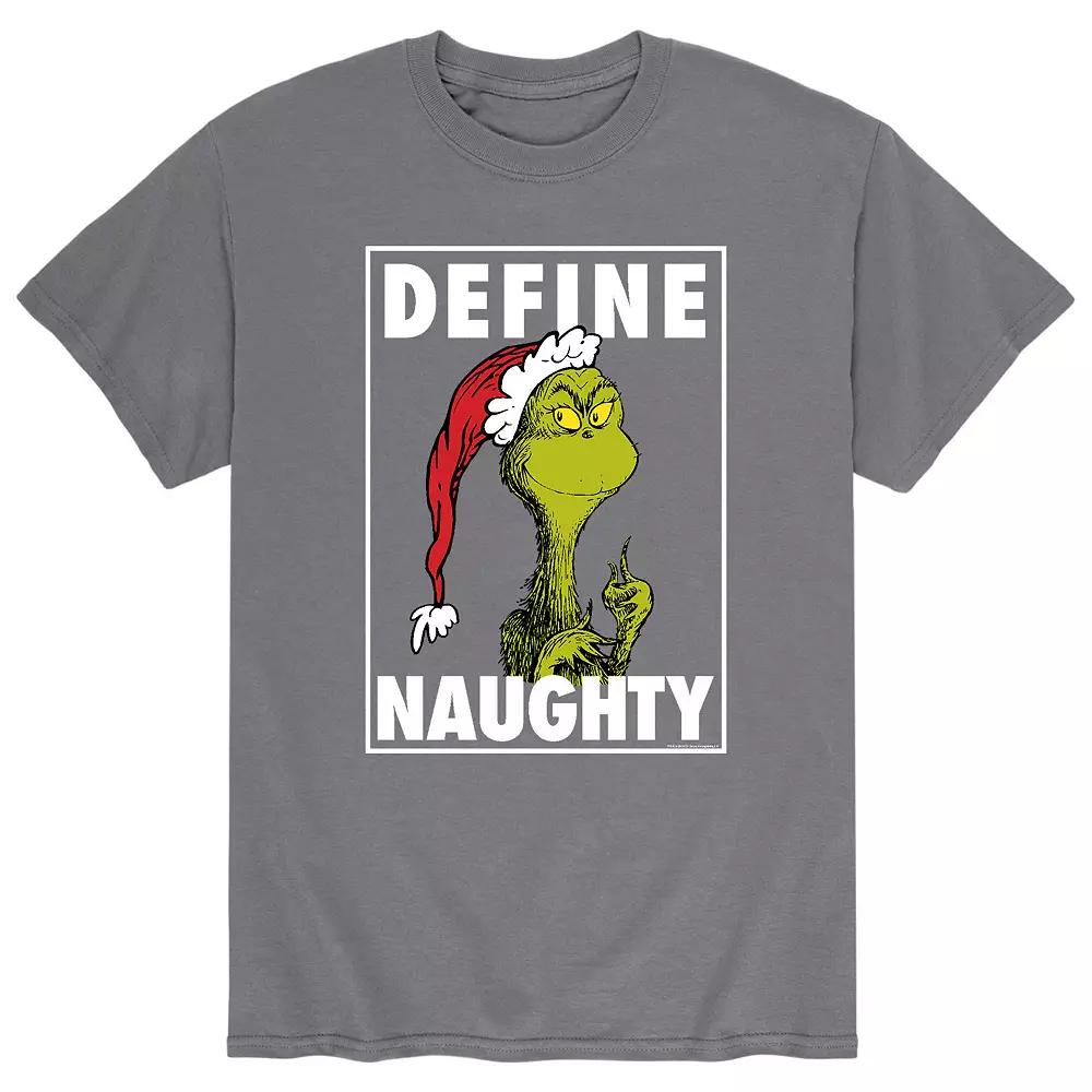 Big & Tall Dr. Seuss Define Naughty Tee, Men's,  Product Image